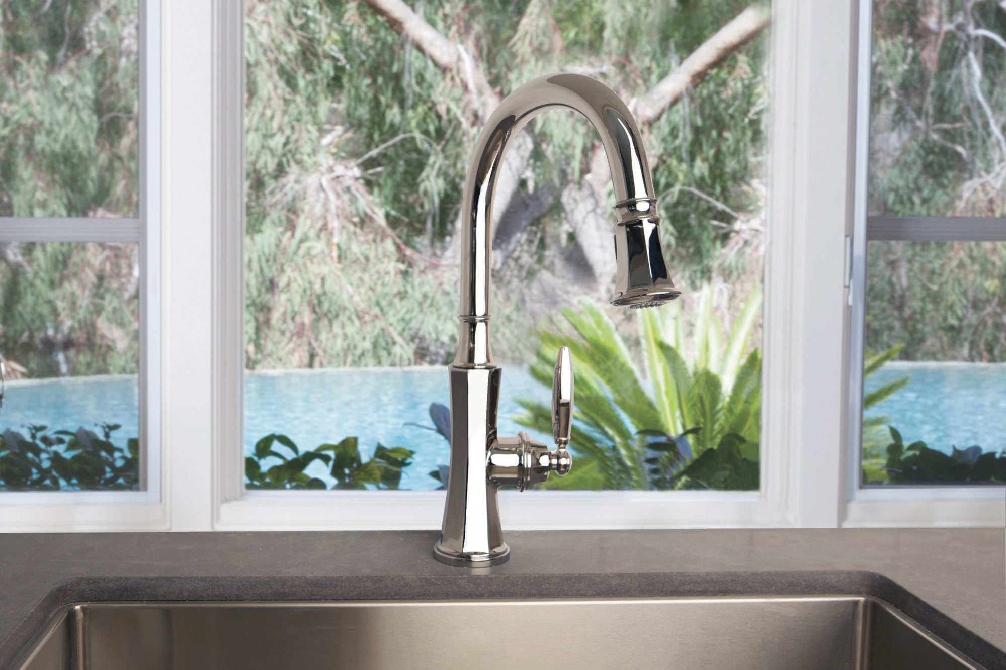 Newport Brass Metropole® Pull-Down Kitchen Faucet