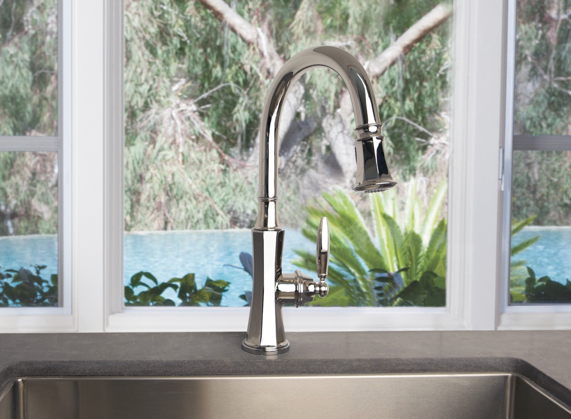 Newport Brass Metropole® Pull-Down Kitchen Faucet
