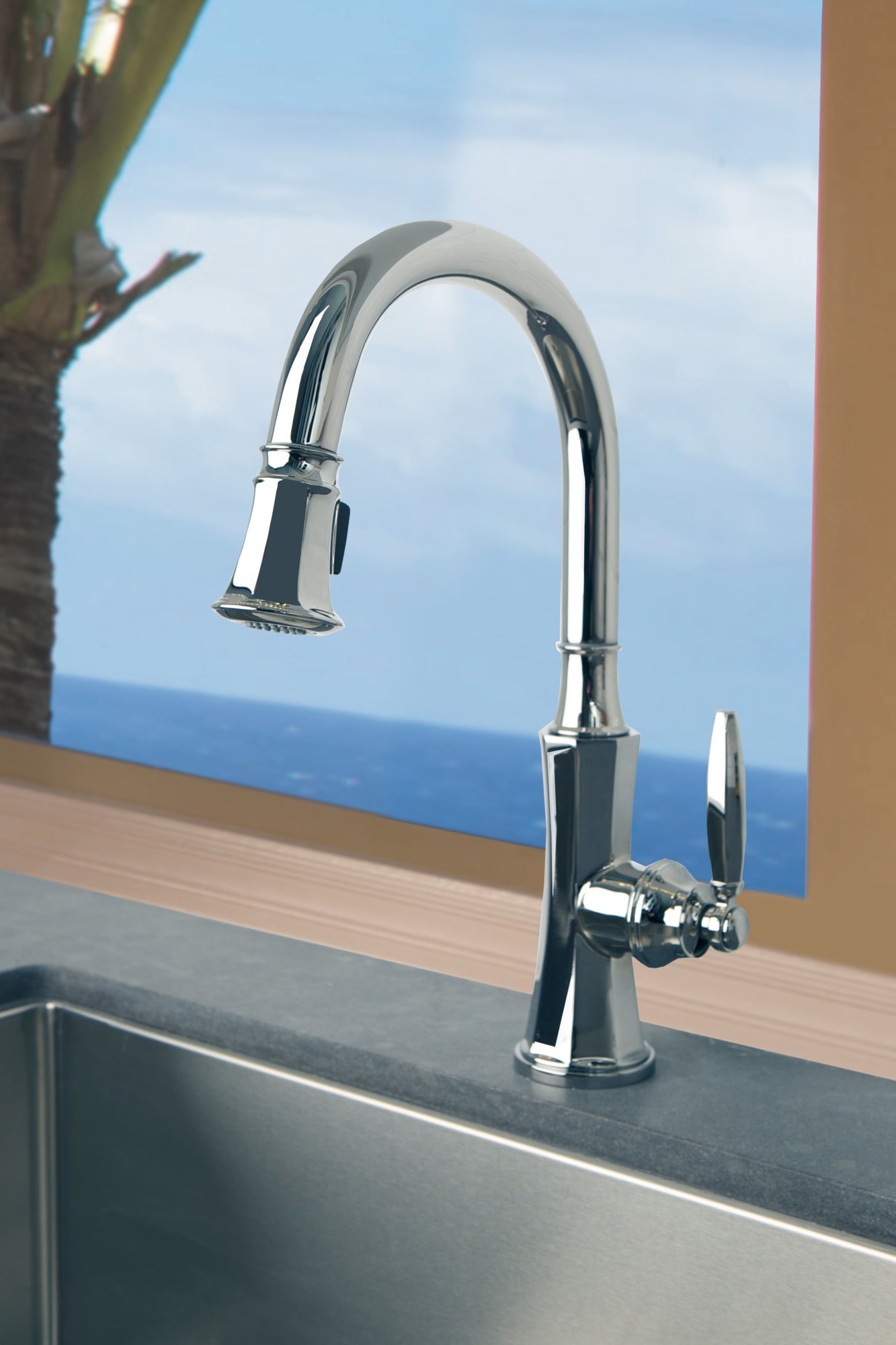 Newport Brass Metropole® Pull-Down Kitchen Faucet