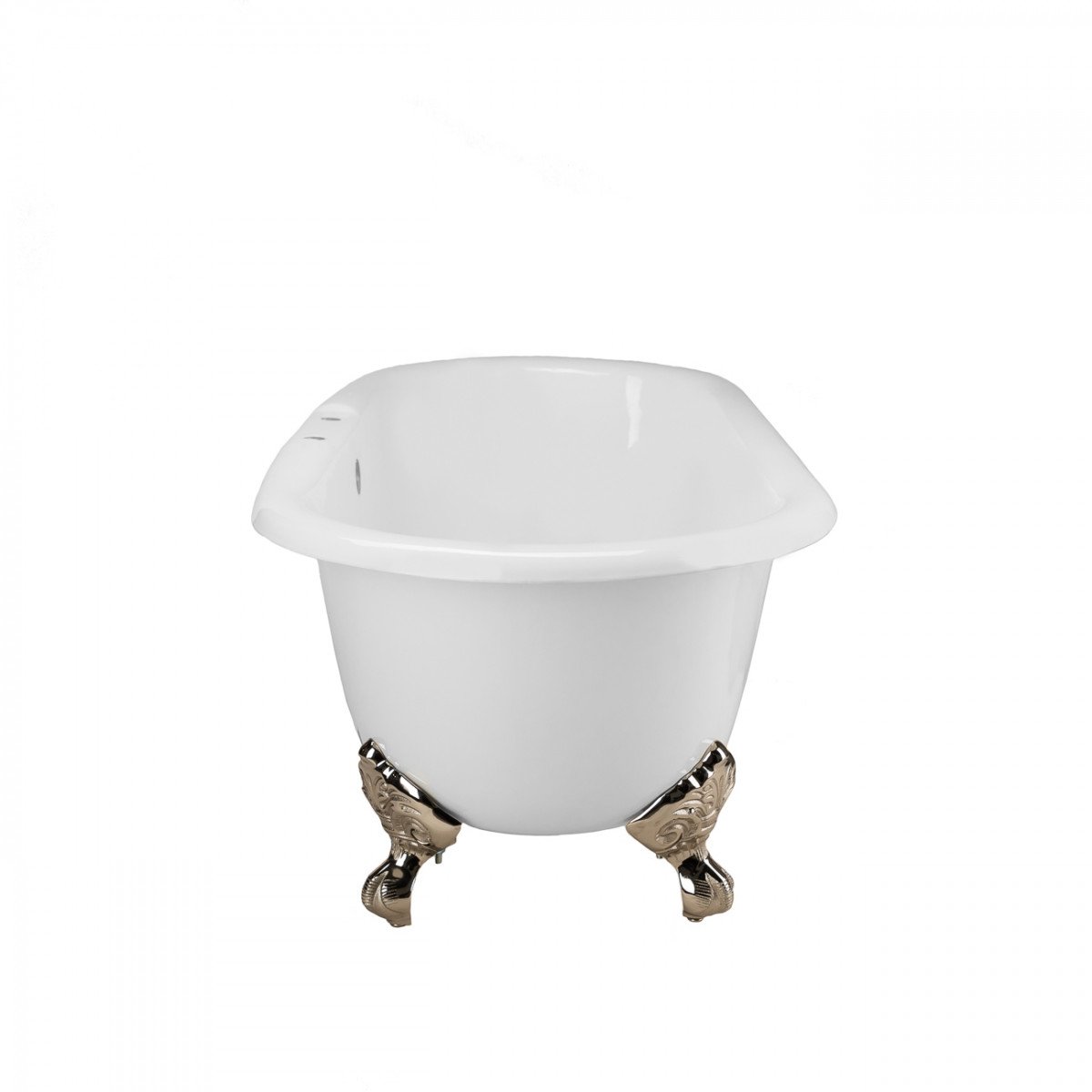 Maidstone Paloma Cast Iron Double Ended Clawfoot Bathtub - No Faucet Drillings
