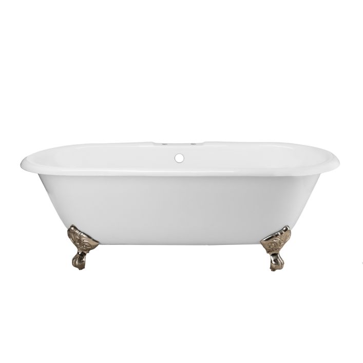 Maidstone Paloma Cast Iron Double Ended Clawfoot Bathtub - No Faucet Drillings