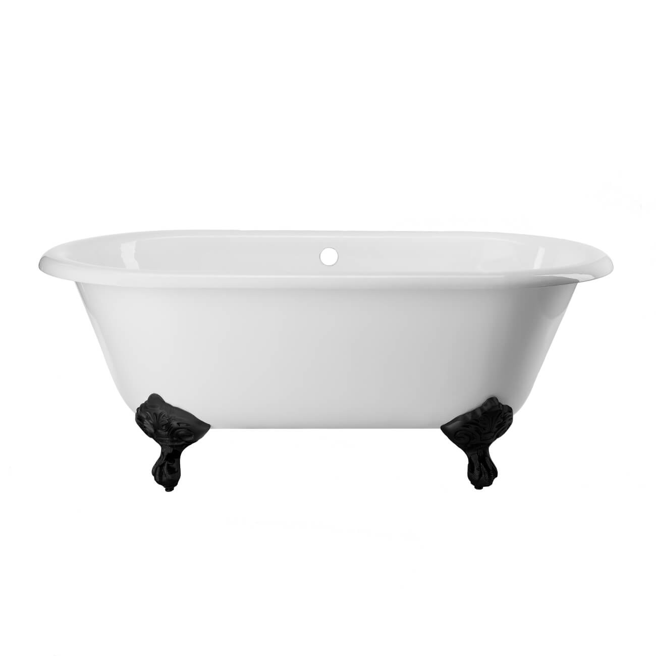 Maidstone Paloma Cast Iron Double Ended Clawfoot Bathtub - No Faucet Drillings
