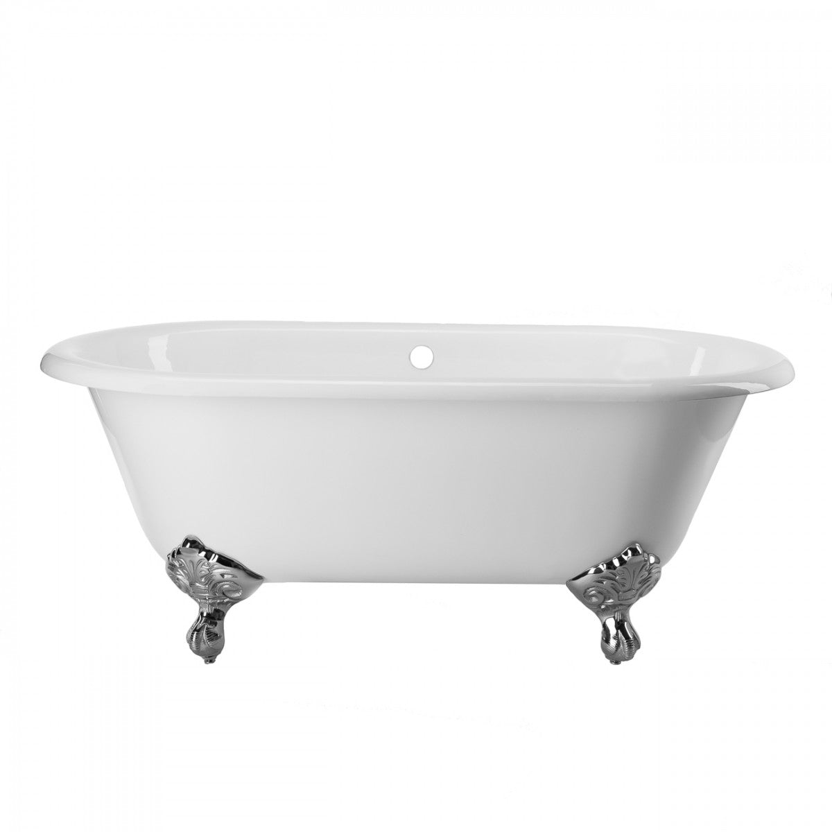 Maidstone Paloma Cast Iron Double Ended Clawfoot Bathtub - No Faucet Drillings