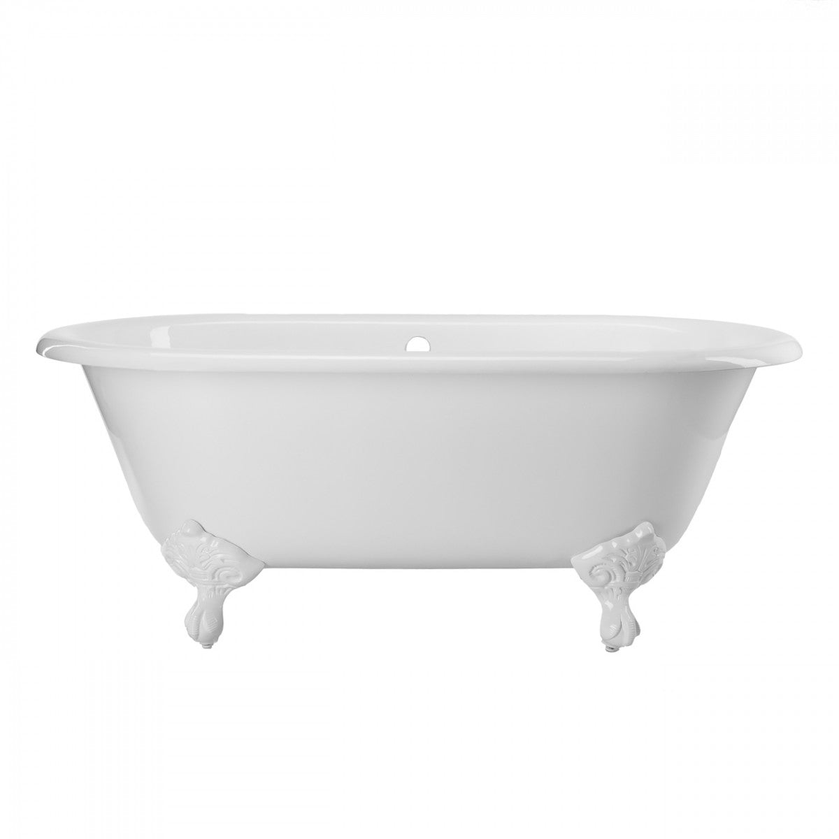 Maidstone Paloma Cast Iron Double Ended Clawfoot Bathtub - No Faucet Drillings
