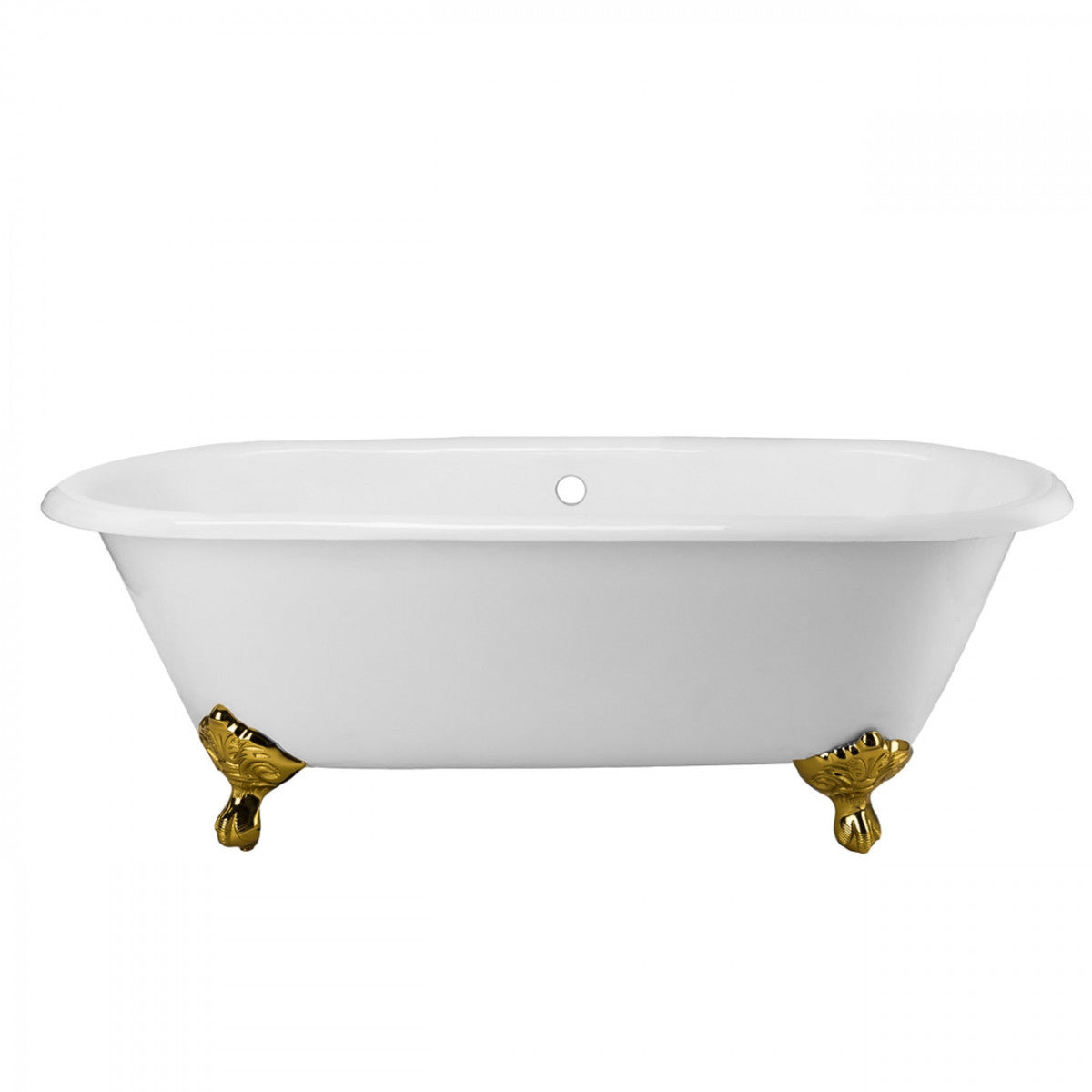 Maidstone Paloma Cast Iron Double Ended Clawfoot Bathtub - No Faucet Drillings