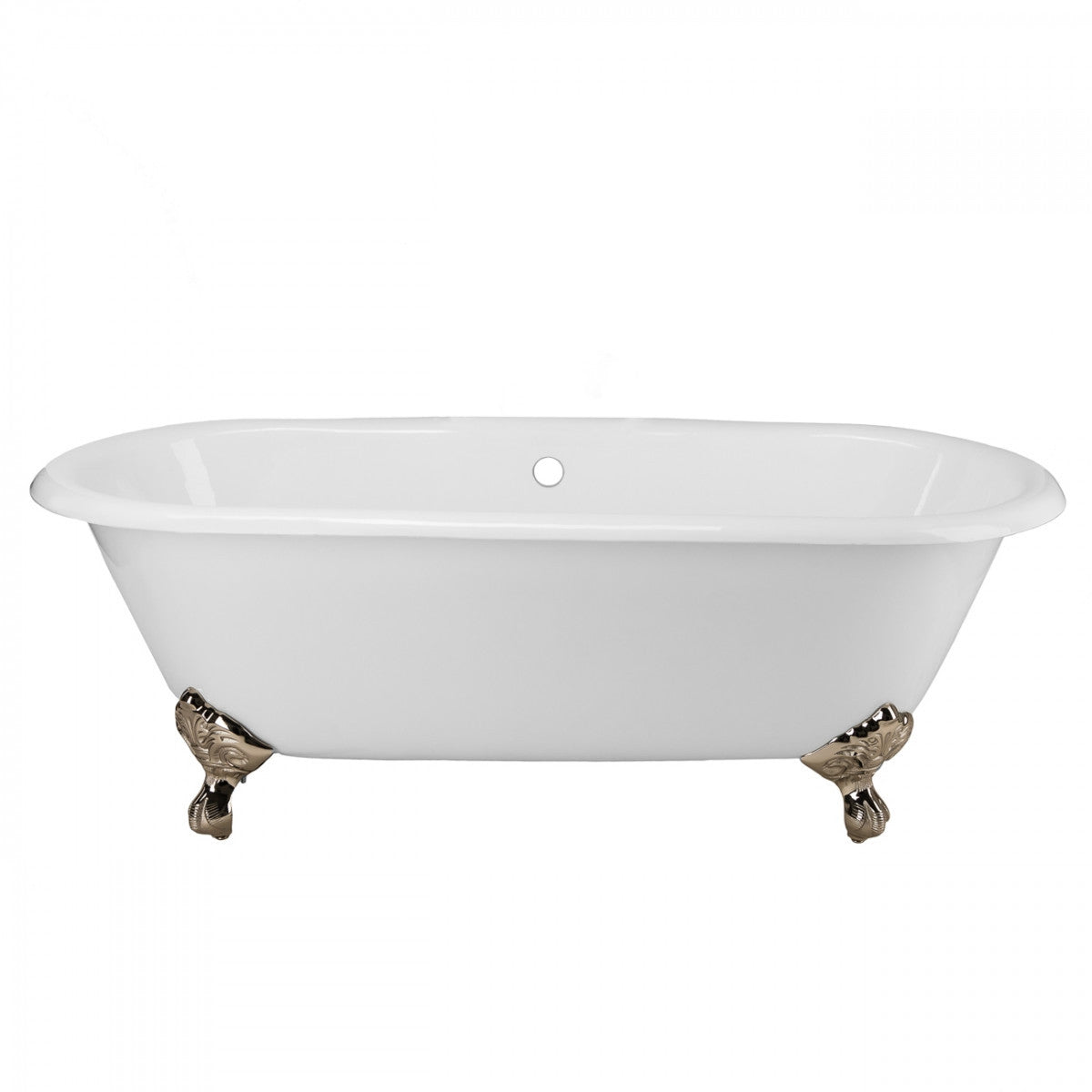 Maidstone Paloma Cast Iron Double Ended Clawfoot Bathtub - No Faucet Drillings