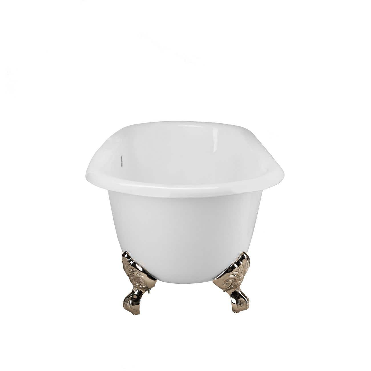 Maidstone Paloma Cast Iron Double Ended Clawfoot Bathtub - No Faucet Drillings