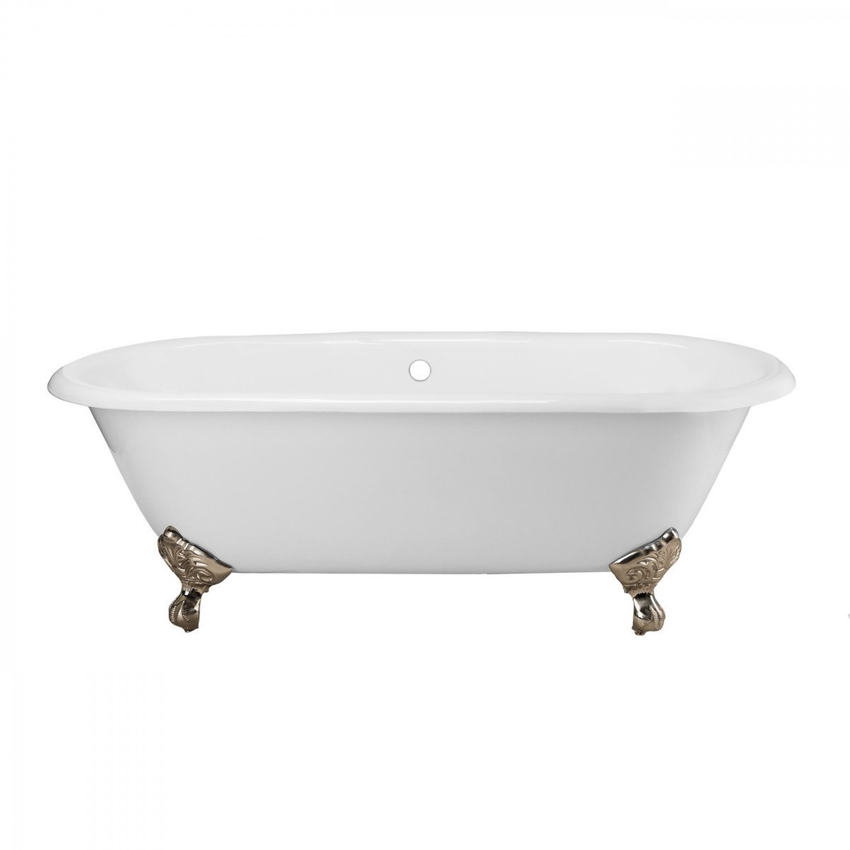 Maidstone Paloma Cast Iron Double Ended Clawfoot Bathtub - No Faucet Drillings