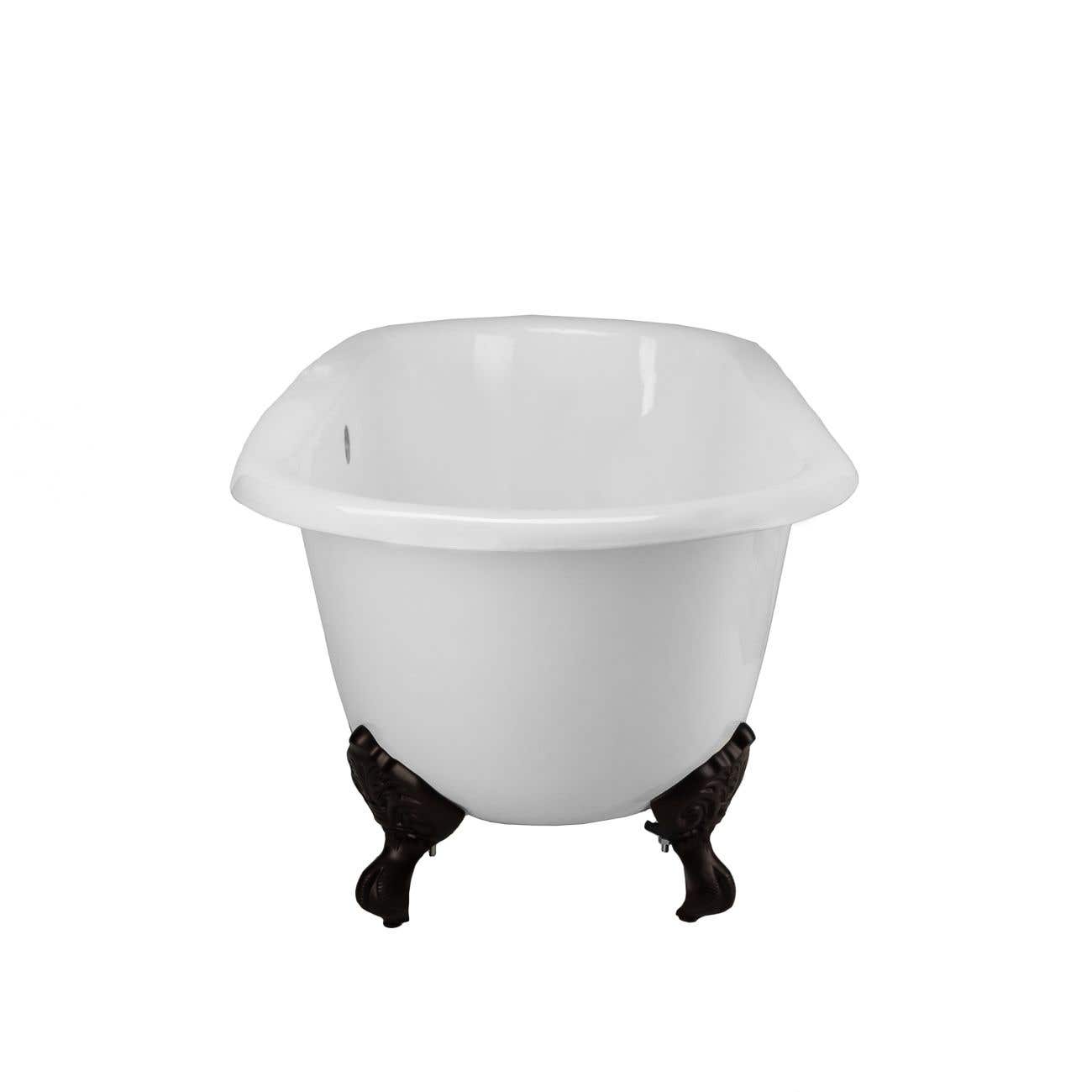 Maidstone Paloma Cast Iron Double Ended Clawfoot Bathtub - No Faucet Drillings