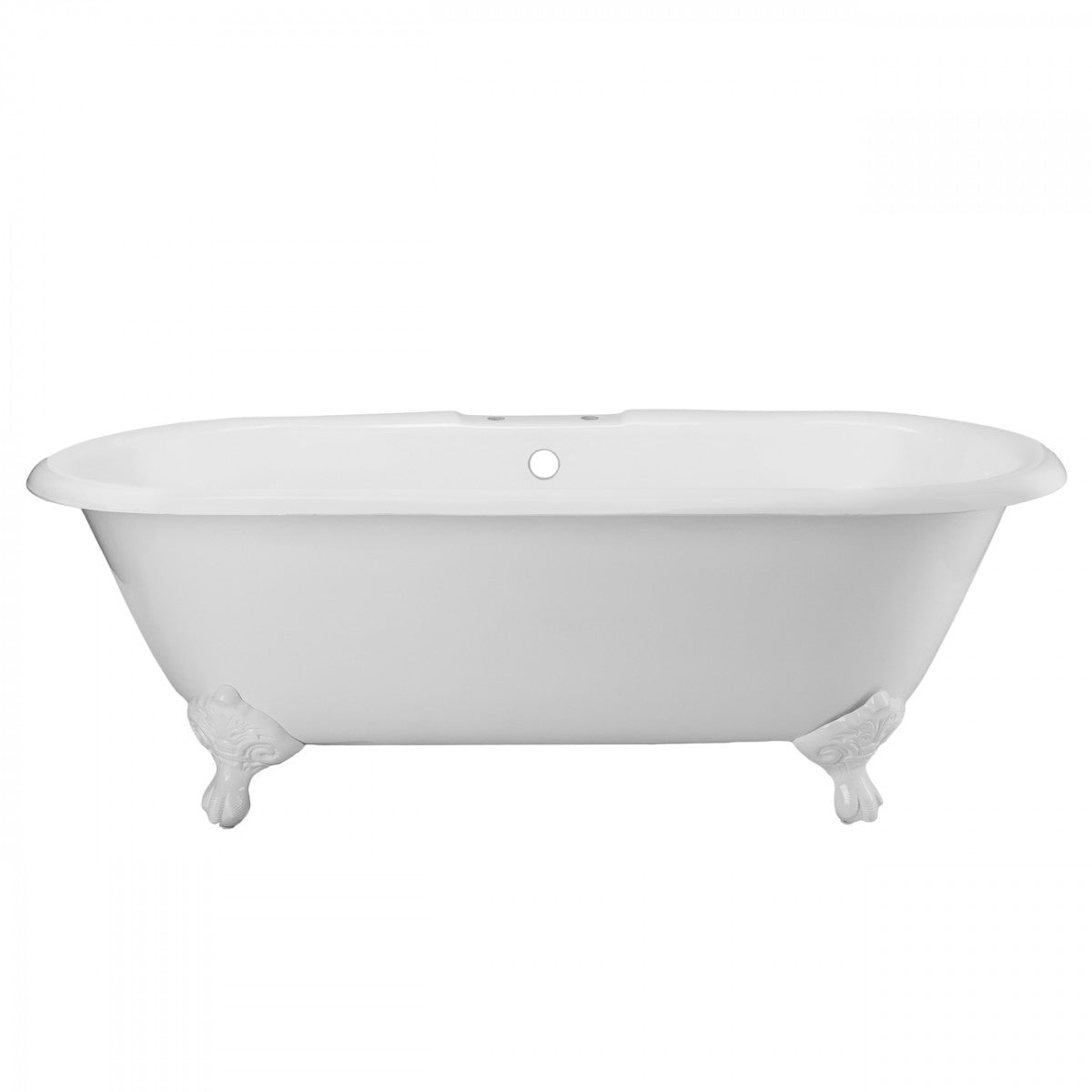 Maidstone Paloma Cast Iron Double Ended Clawfoot Bathtub - No Faucet Drillings