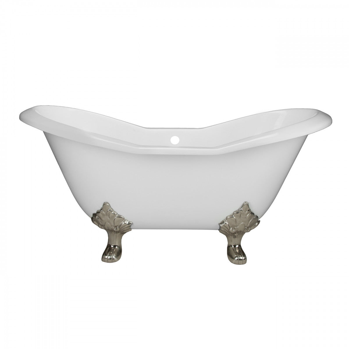 Maidstone Ravelle Cast Iron Double Slipper Bathtub – No Faucet Drillings