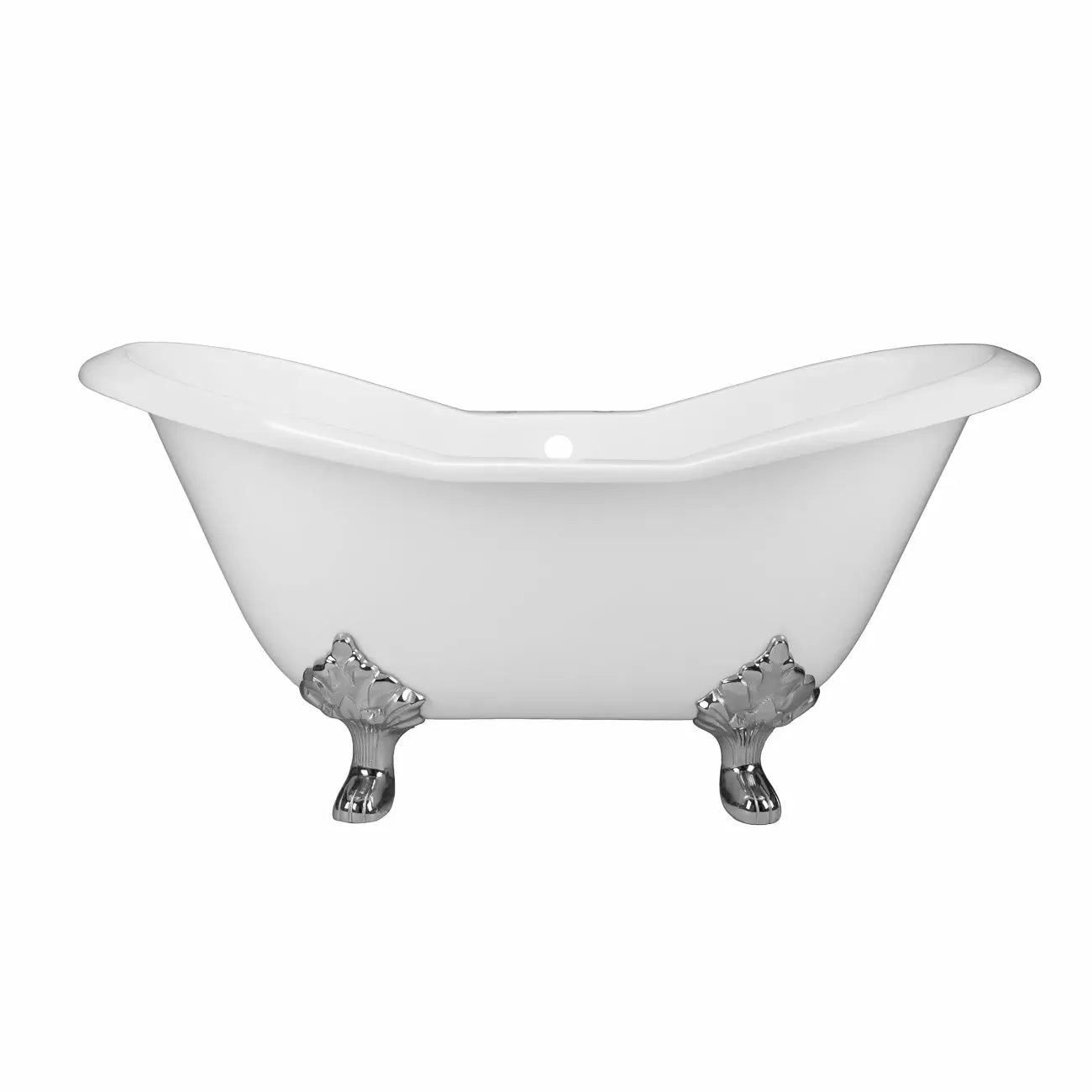 Maidstone Ravelle Cast Iron Double Slipper Bathtub – No Faucet Drillings