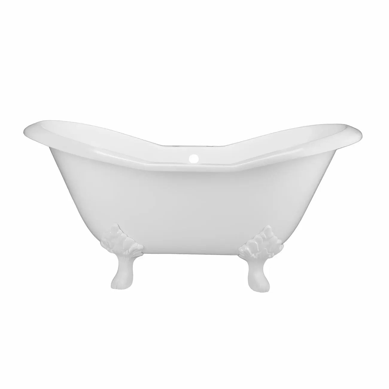 Maidstone Ravelle Cast Iron Double Slipper Bathtub – No Faucet Drillings