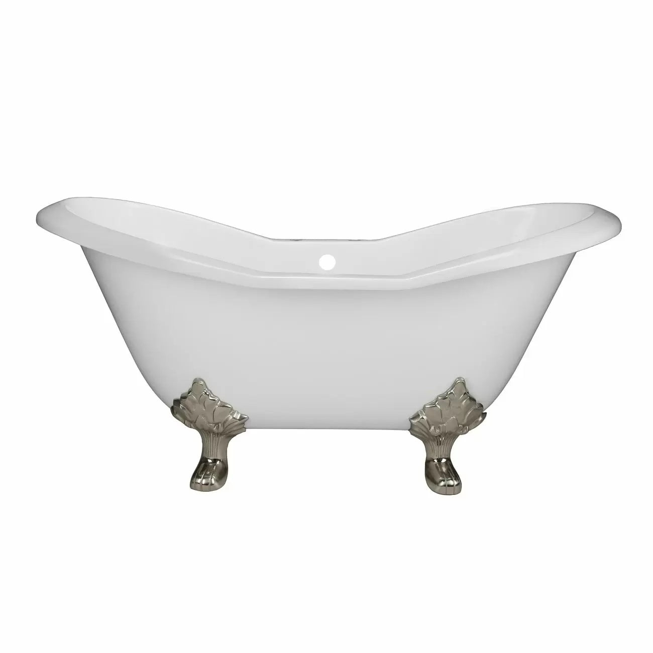 Maidstone Ravelle Cast Iron Double Slipper Bathtub – No Faucet Drillings