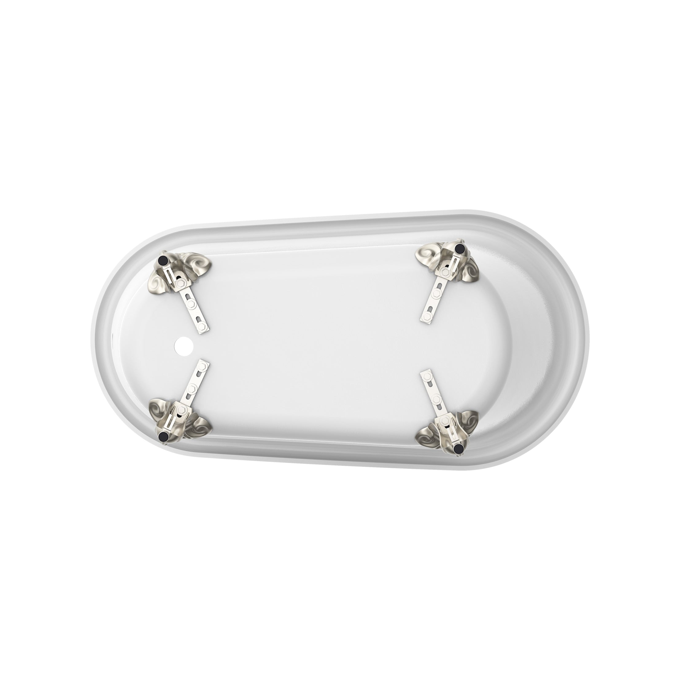 Maidstone Isaiah II Acrylic Slipper Clawfoot Tub - Imperial Ball and Claw Feet