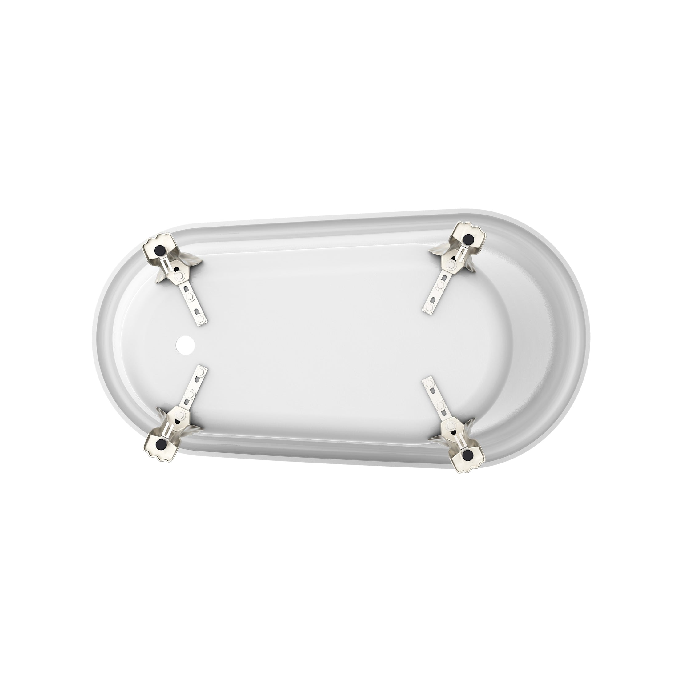 Maidstone Isaiah II Acrylic Slipper Clawfoot Tub - Lions Paw Feet