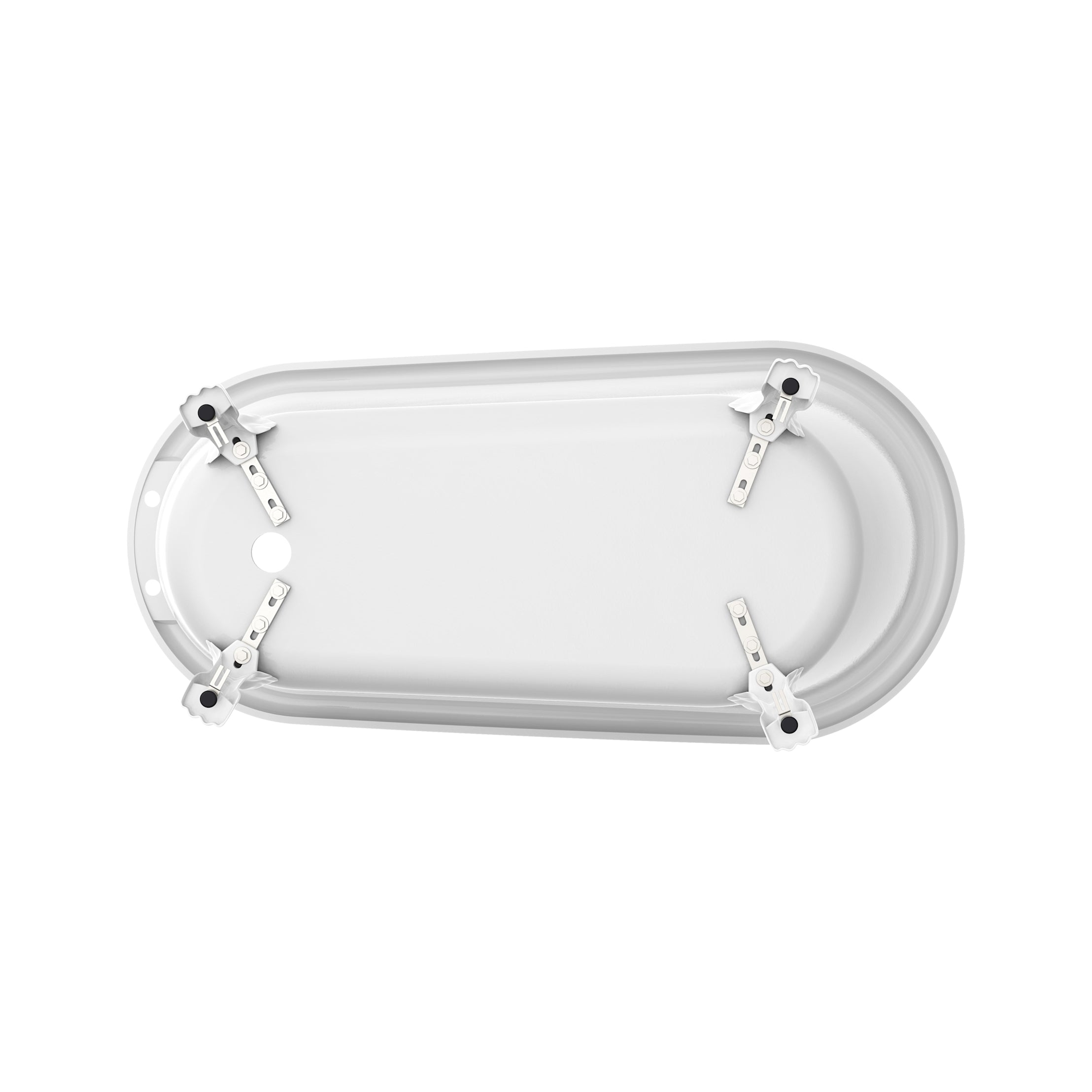 Maidstone Isaiah II Acrylic Slipper Clawfoot Tub - Lions Paw Feet