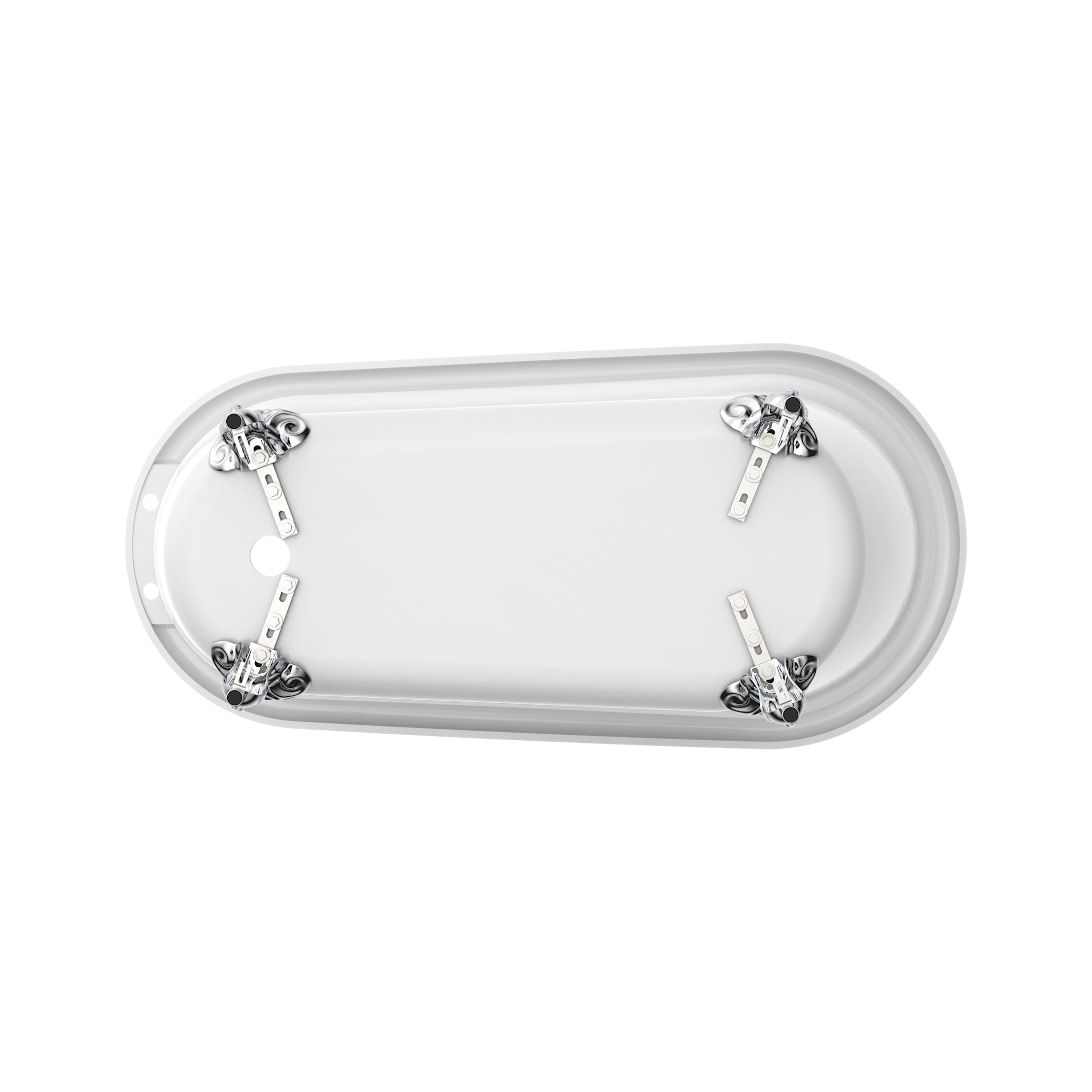 Maidstone Isaiah II Acrylic Slipper Clawfoot Tub - Imperial Ball and Claw Feet