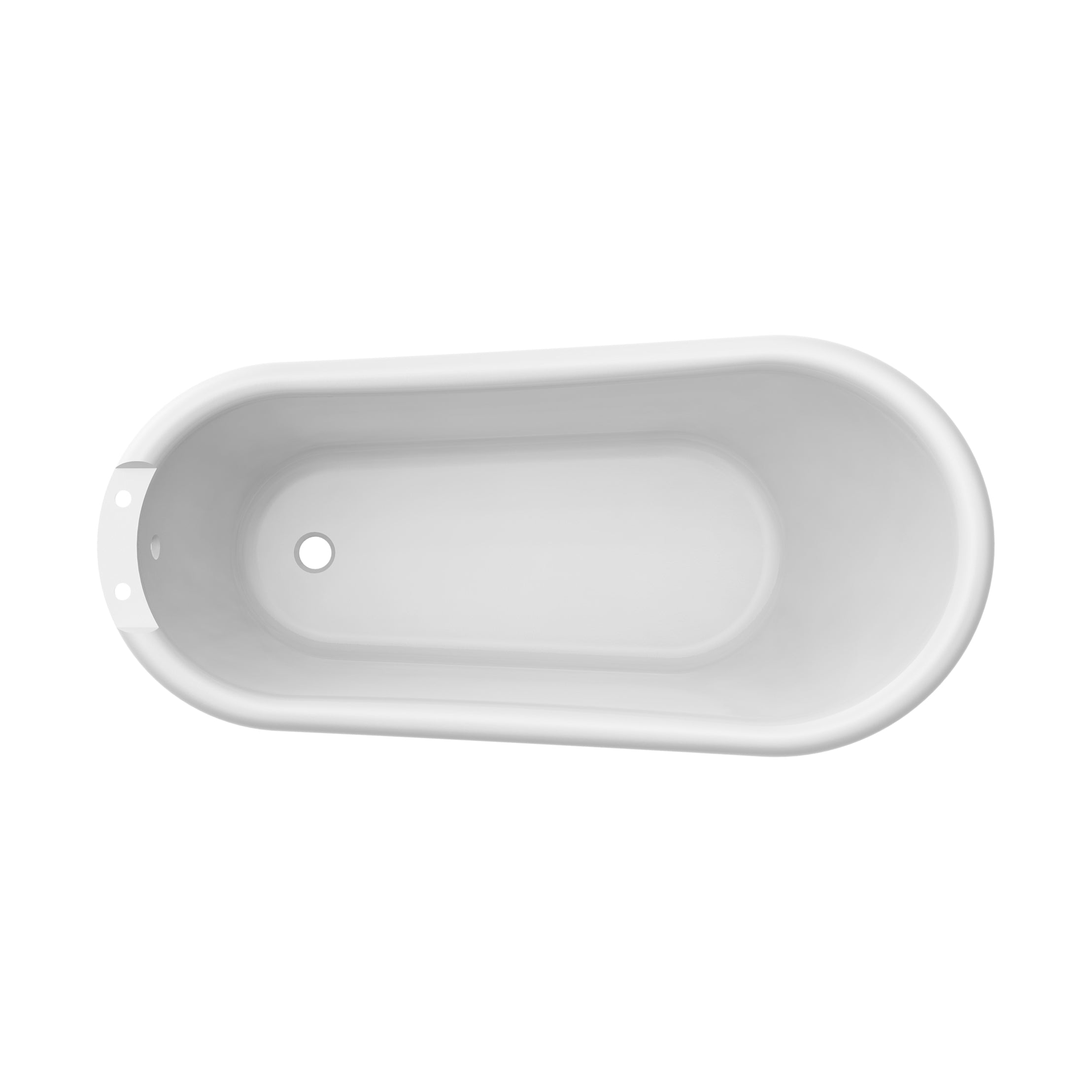 Maidstone Isaiah II Acrylic Slipper Clawfoot Tub - Imperial Ball and Claw Feet