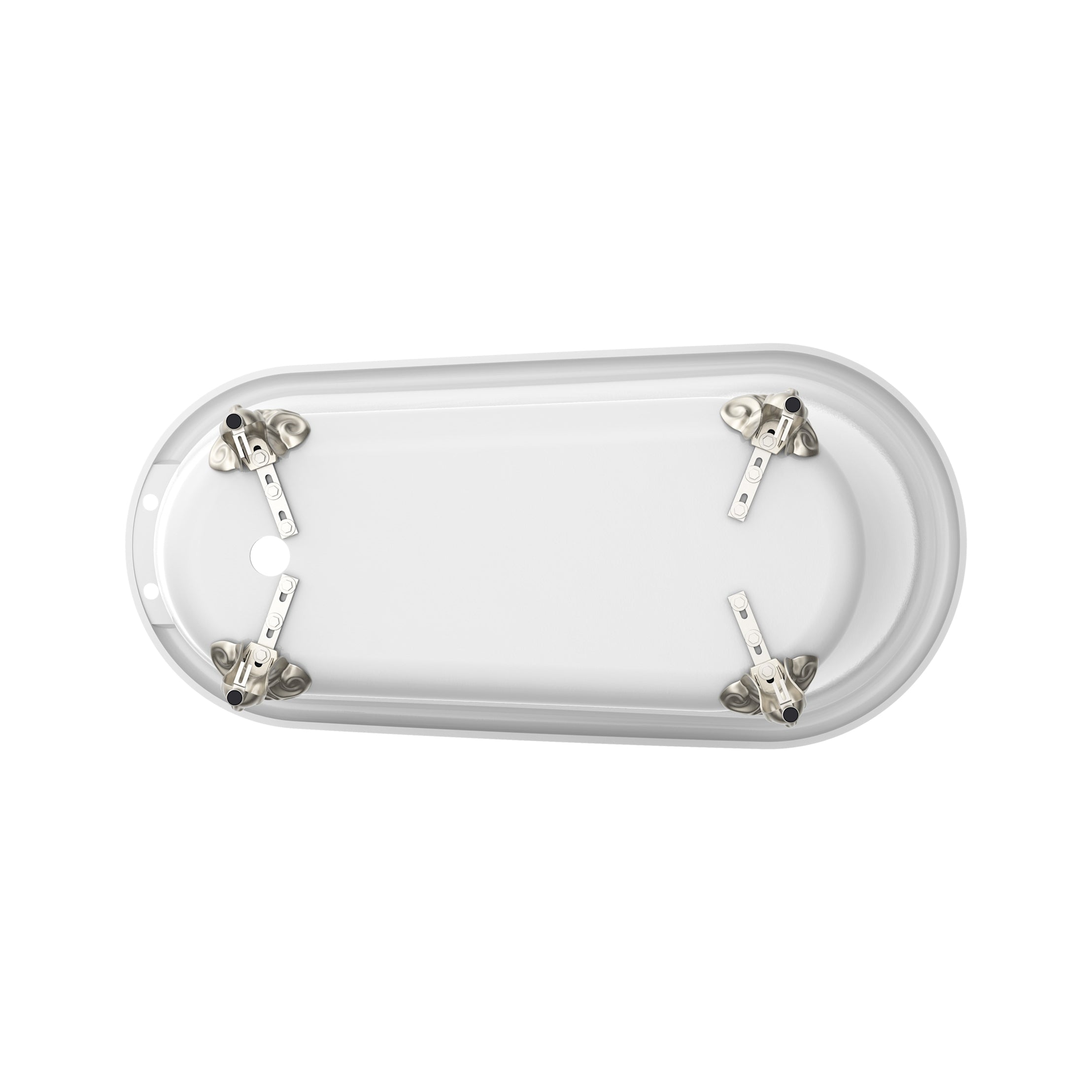 Maidstone Isaiah II Acrylic Slipper Clawfoot Tub - Imperial Ball and Claw Feet