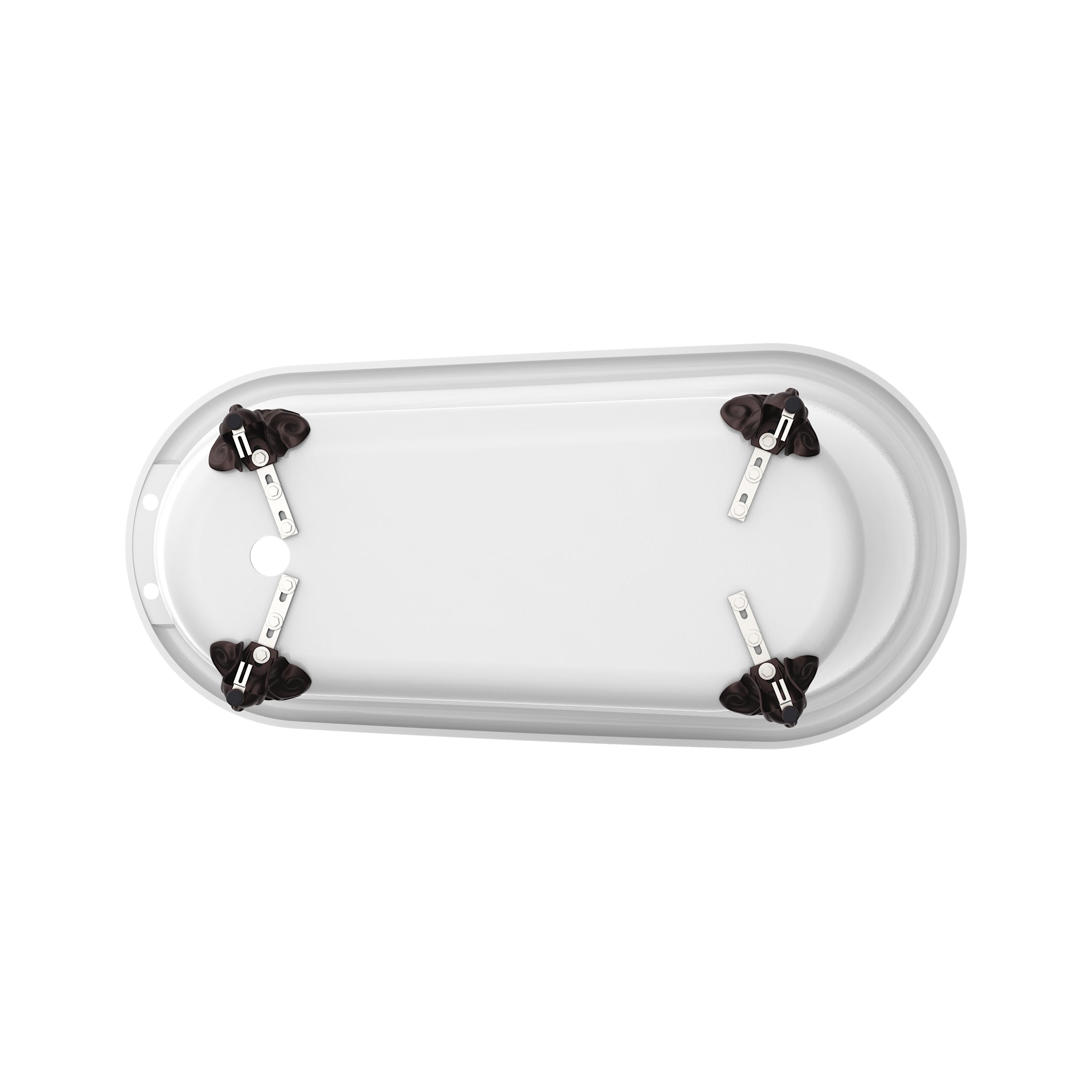Maidstone Isaiah II Acrylic Slipper Clawfoot Tub - Imperial Ball and Claw Feet