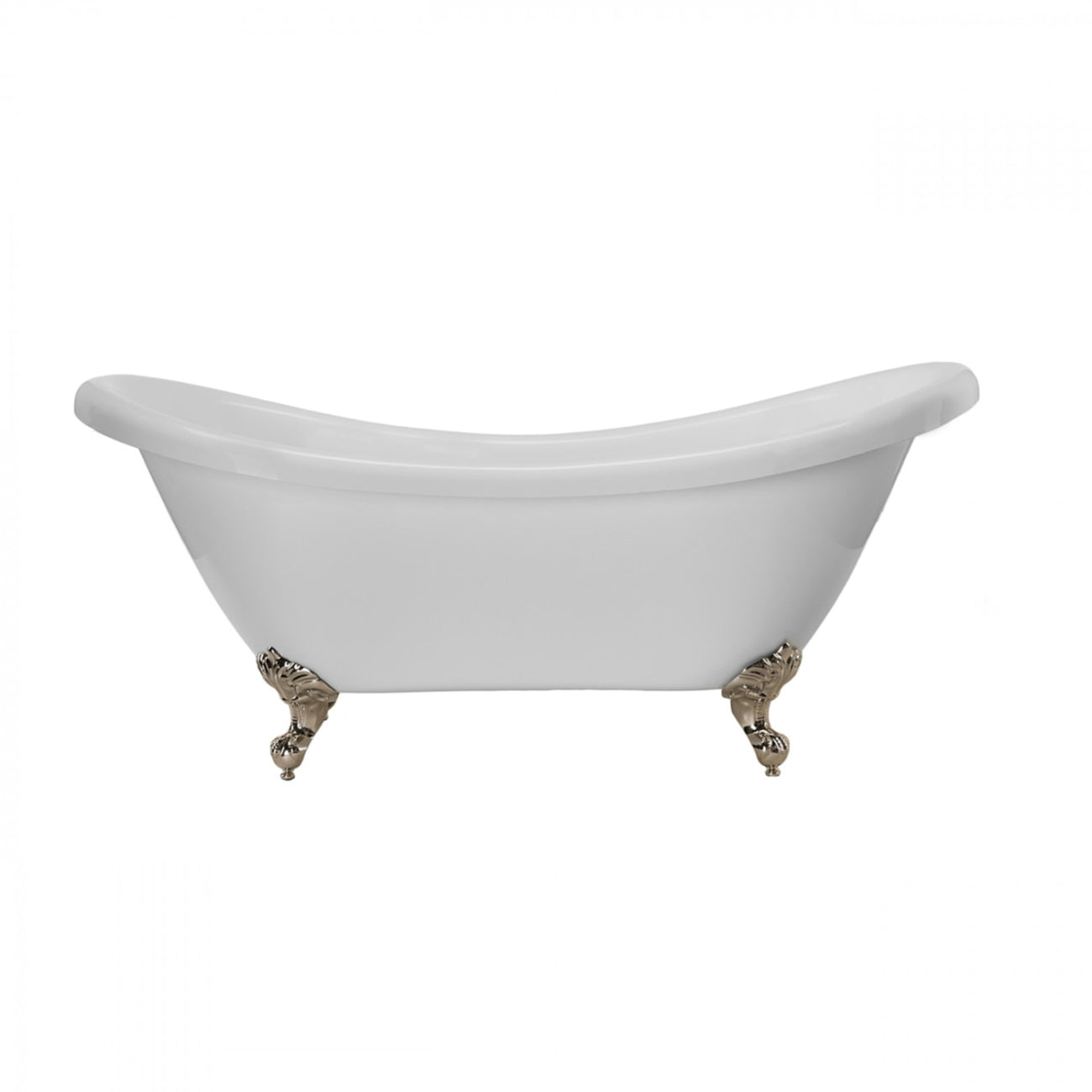 Maidstone Dillion II 69 Inch Acrylic Double Slipper Clawfoot Tub - Imperial Ball and Claw Feet