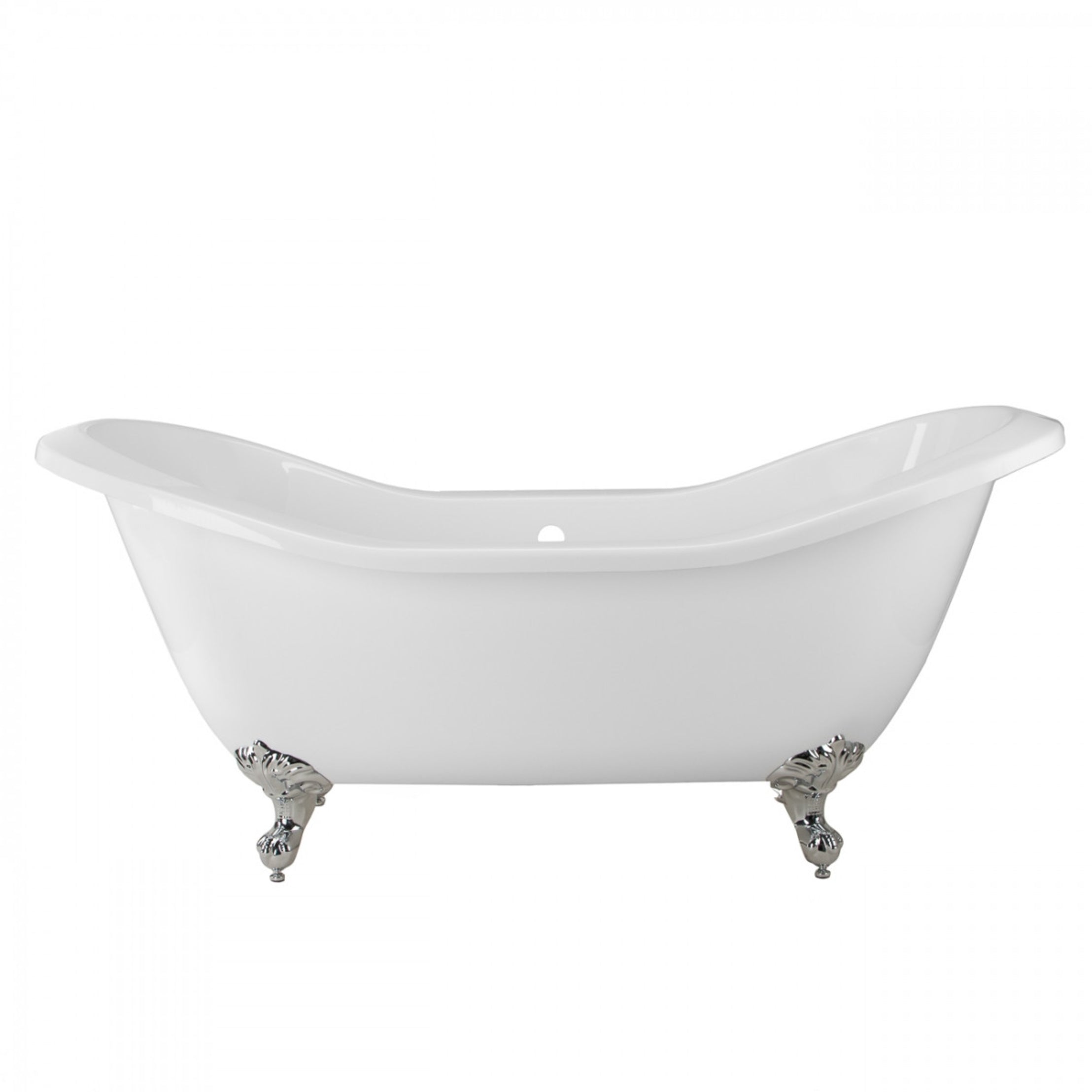 Maidstone Amandine II Acrylic Double Slipper Clawfoot Tub - Imperial Ball and Claw Feet