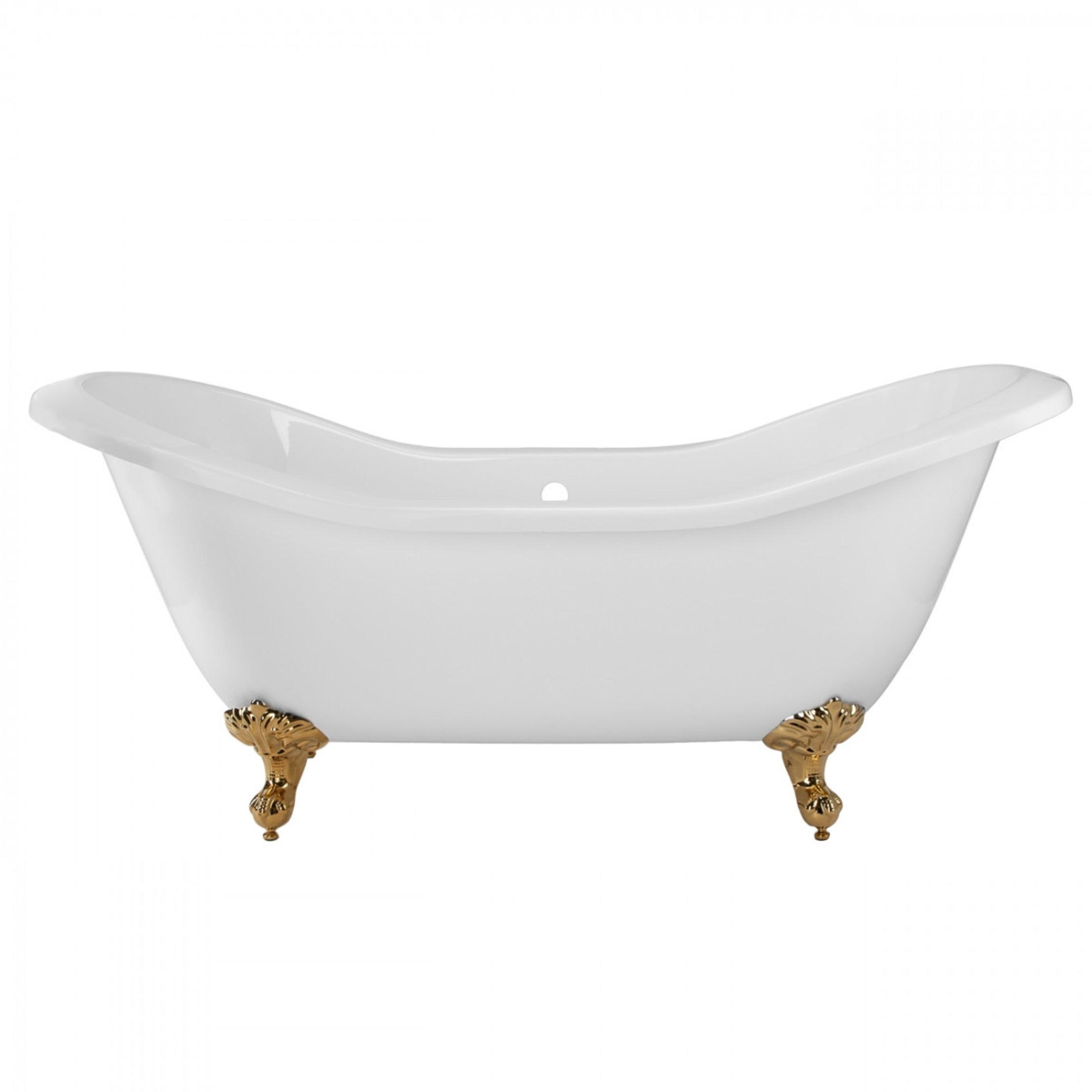Maidstone Amandine II Acrylic Double Slipper Clawfoot Tub - Imperial Ball and Claw Feet