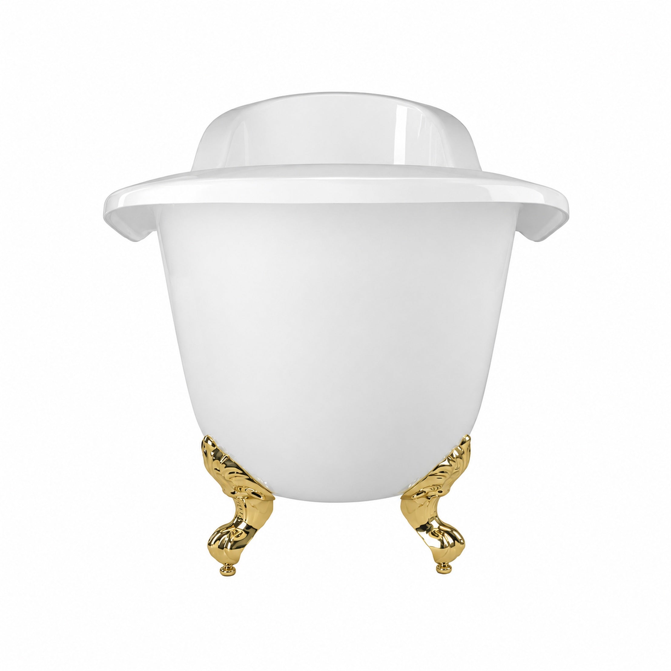 Maidstone Amandine II Acrylic Double Slipper Clawfoot Tub - Imperial Ball and Claw Feet