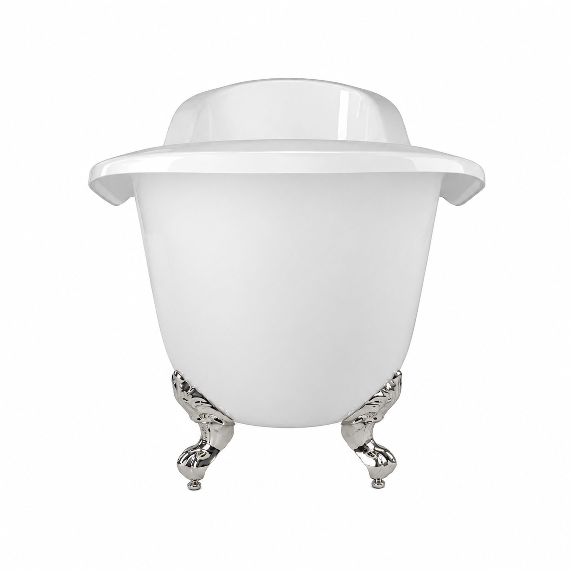 Maidstone Amandine II Acrylic Double Slipper Clawfoot Tub - Imperial Ball and Claw Feet