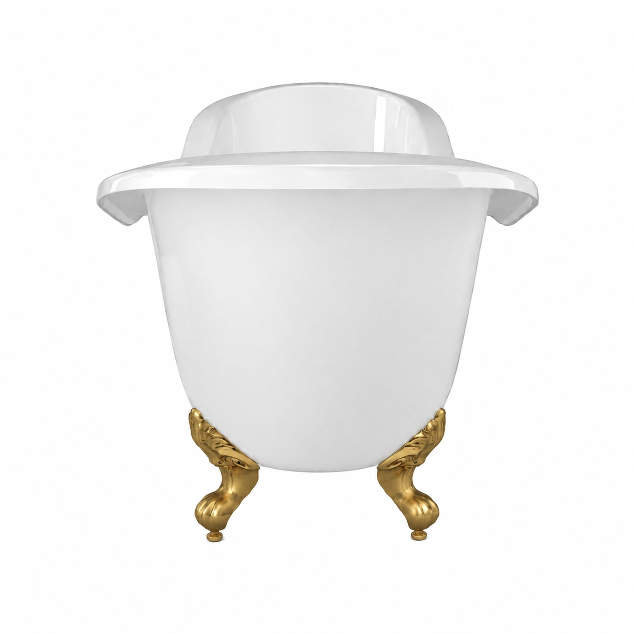 Maidstone Amandine II Acrylic Double Slipper Clawfoot Tub - Imperial Ball and Claw Feet