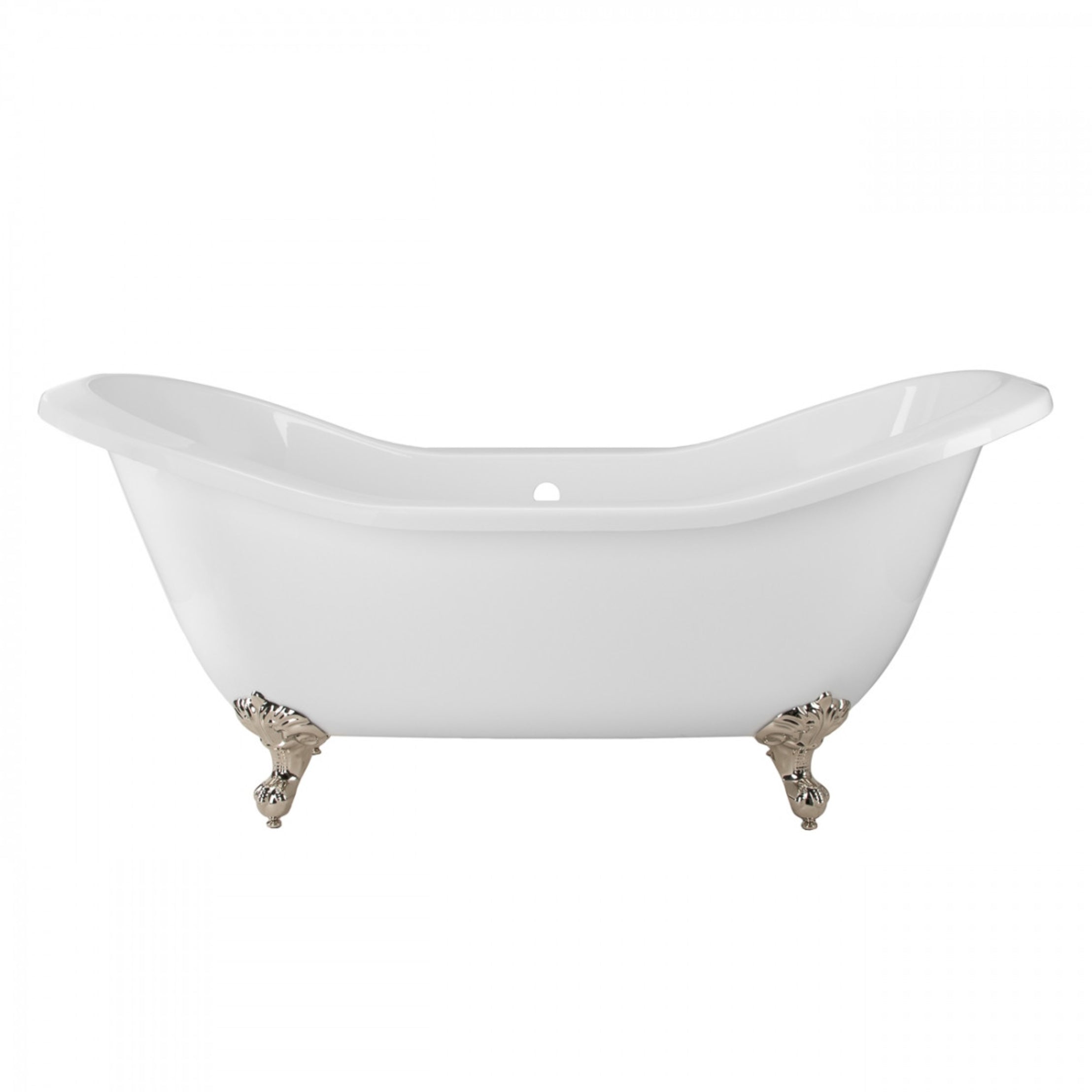 Maidstone Amandine II Acrylic Double Slipper Clawfoot Tub - Imperial Ball and Claw Feet