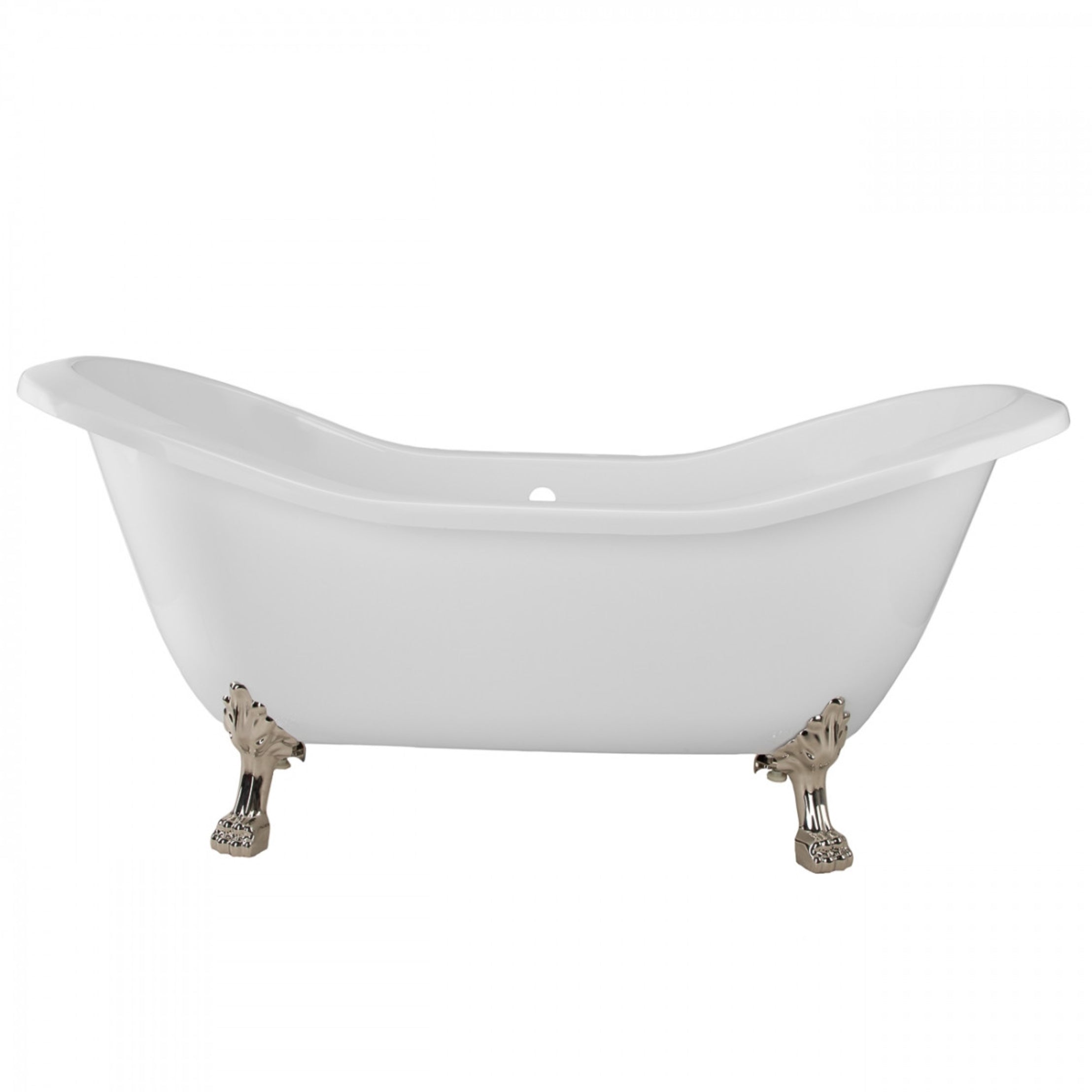 Maidstone Amandine II Acrylic Double Slipper Clawfoot Tub - Lions Paw Feet