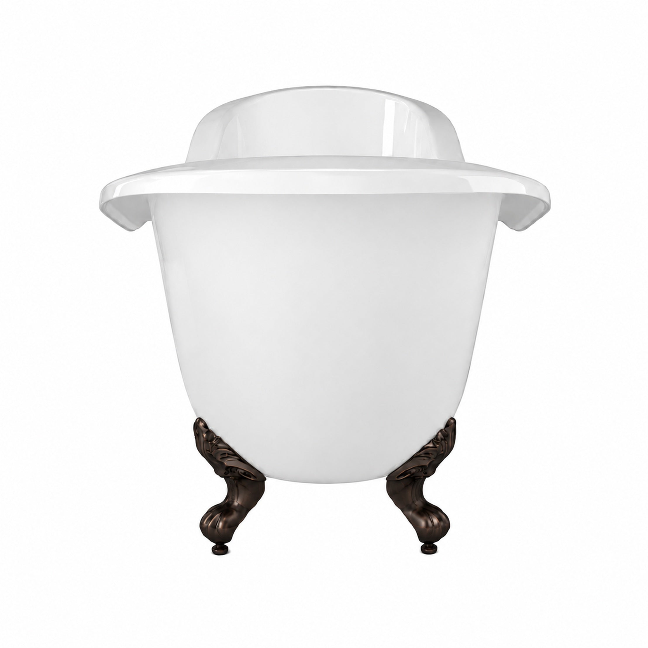 Maidstone Amandine II Acrylic Double Slipper Clawfoot Tub - Imperial Ball and Claw Feet