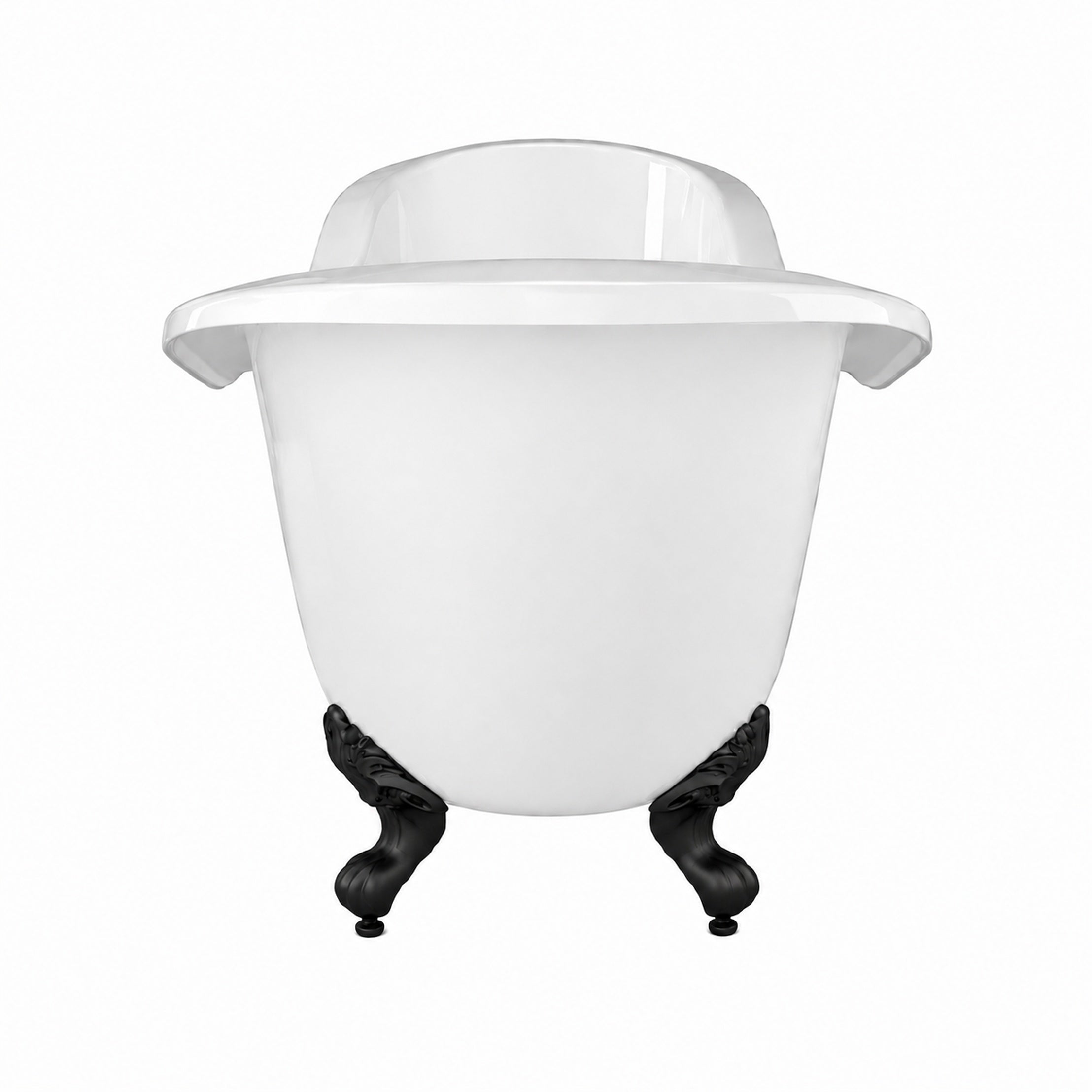 Maidstone Amandine II Acrylic Double Slipper Clawfoot Tub - Imperial Ball and Claw Feet