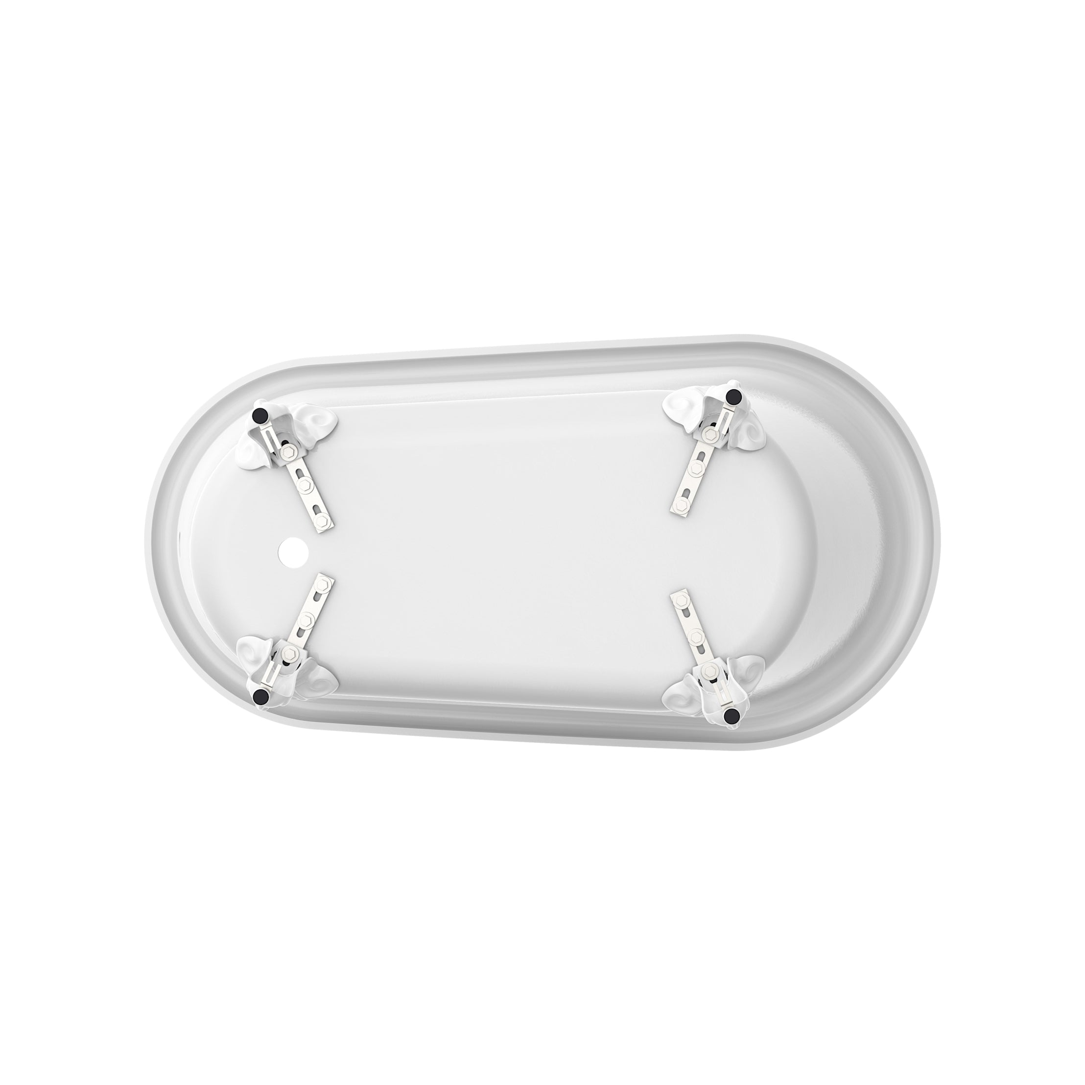Maidstone Hawke II Acrylic Slipper Clawfoot Tub - Imperial Ball and Claw Feet