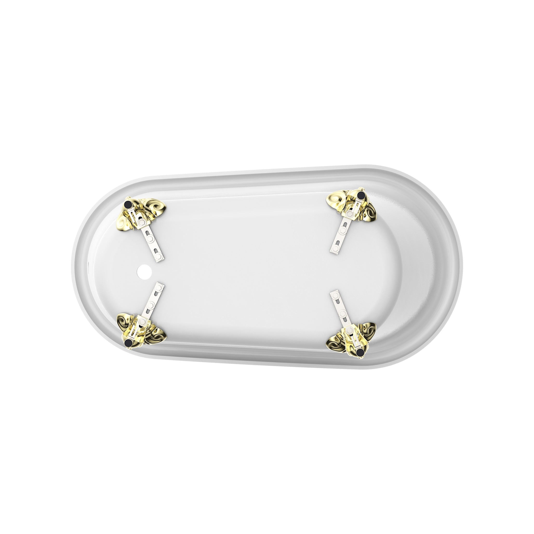 Maidstone Hawke II Acrylic Slipper Clawfoot Tub - Imperial Ball and Claw Feet