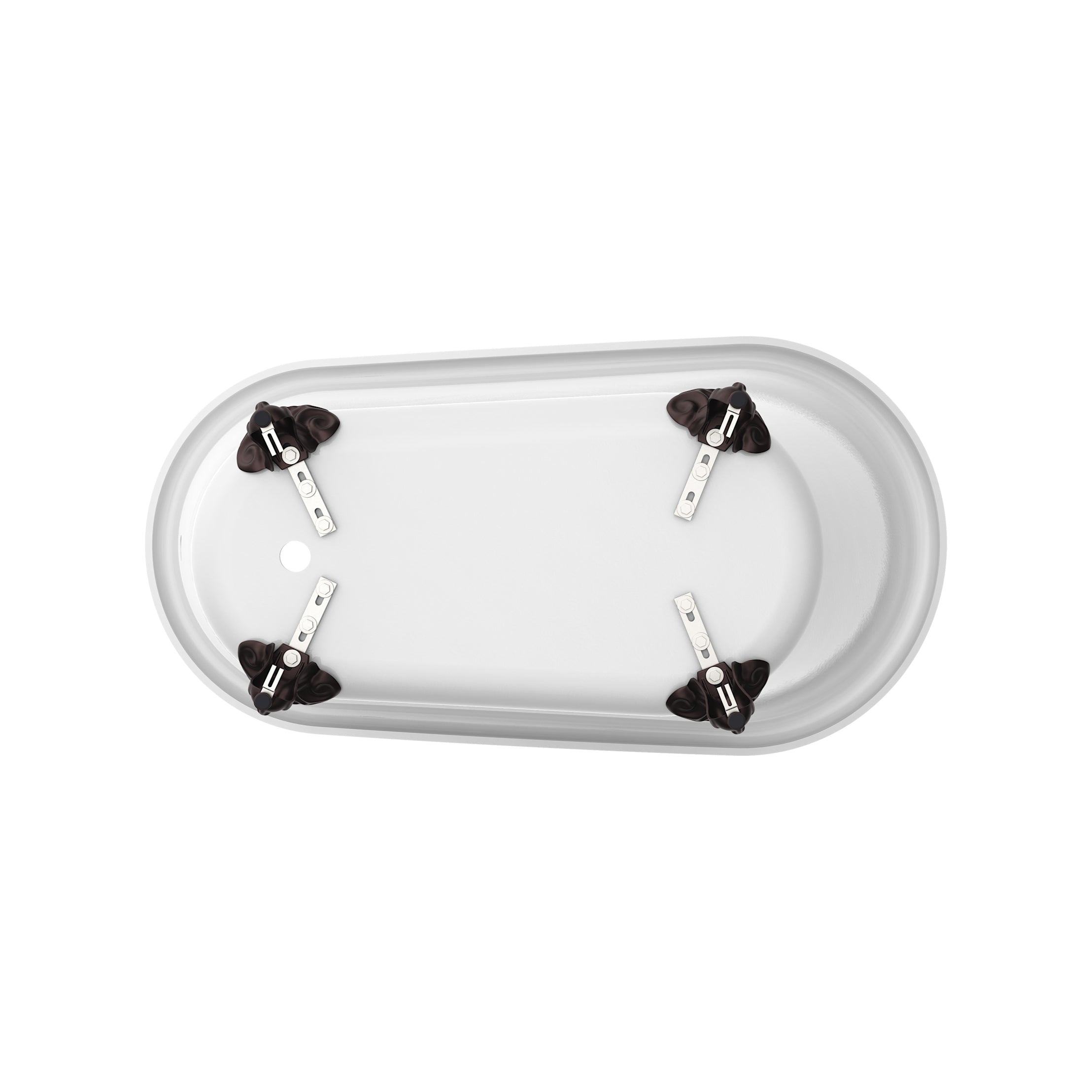 Maidstone Hawke II Acrylic Slipper Clawfoot Tub - Imperial Ball and Claw Feet