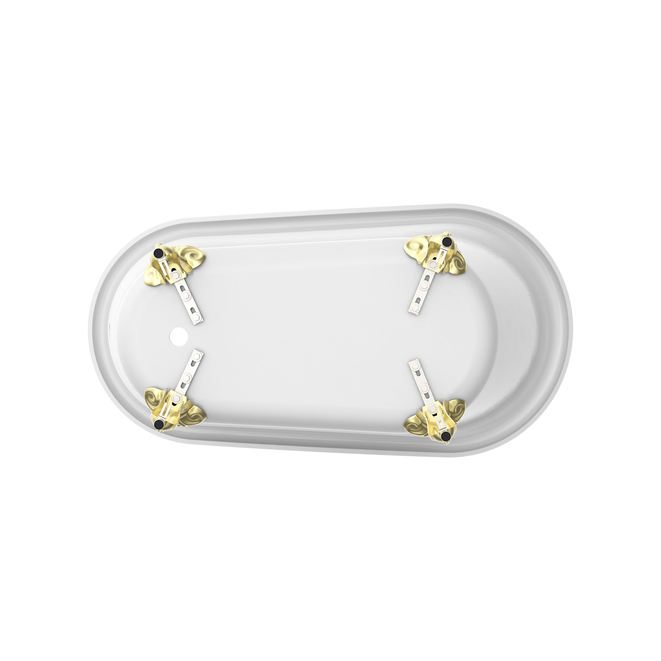 Maidstone Hawke II Acrylic Slipper Clawfoot Tub - Imperial Ball and Claw Feet