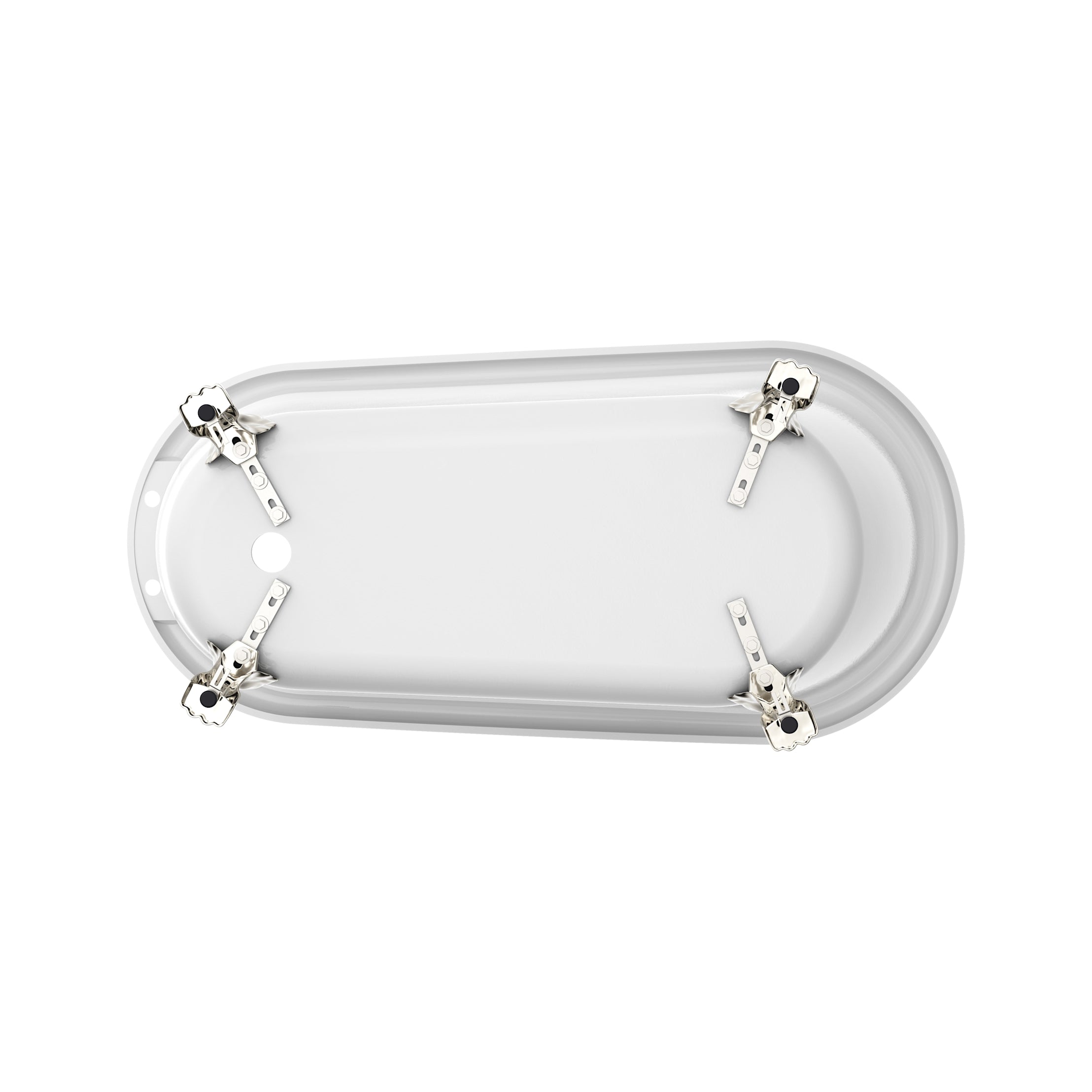 Maidstone Hawke II Acrylic Slipper Clawfoot Tub - Lions Paw Feet