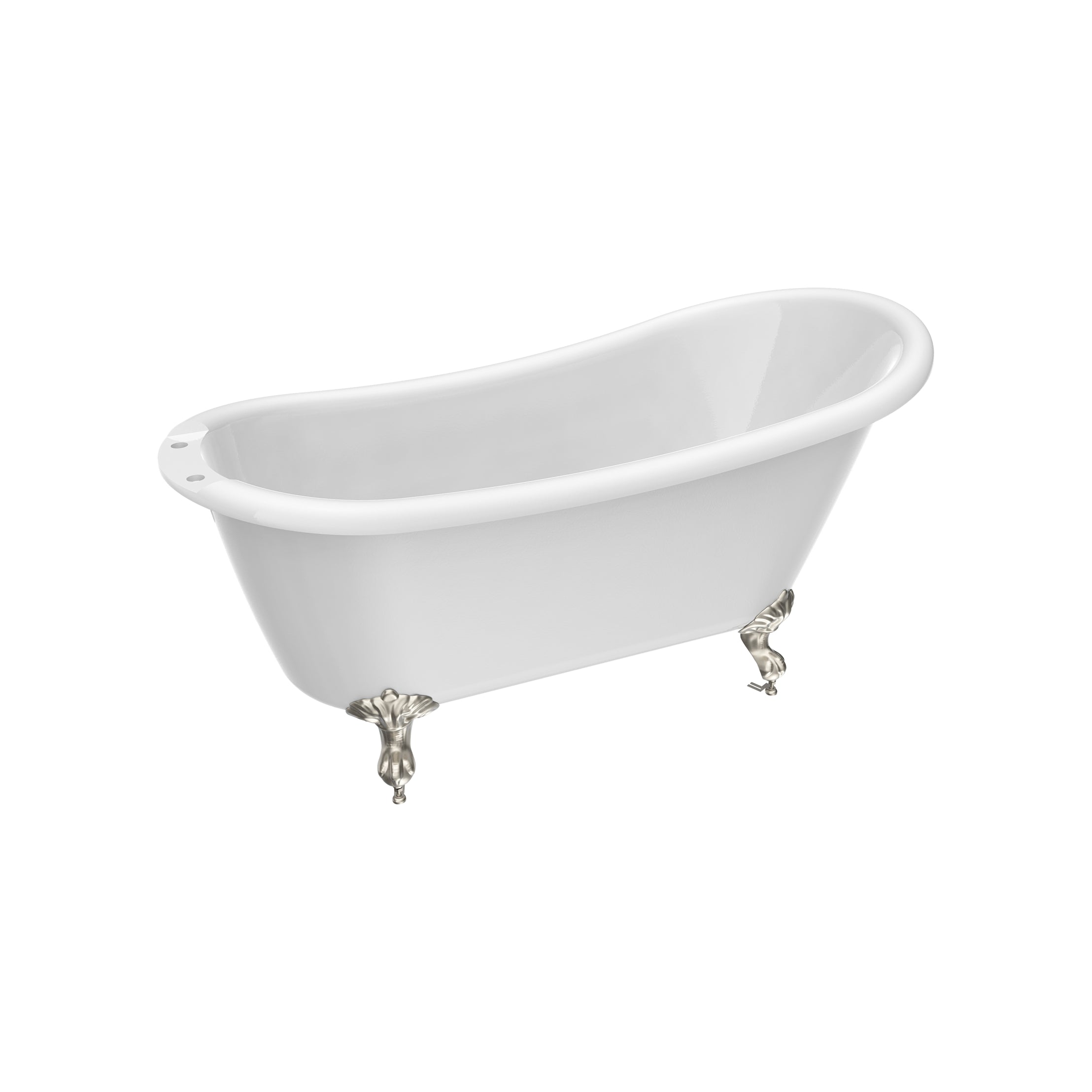 Maidstone Hawke II Acrylic Slipper Clawfoot Tub - Imperial Ball and Claw Feet