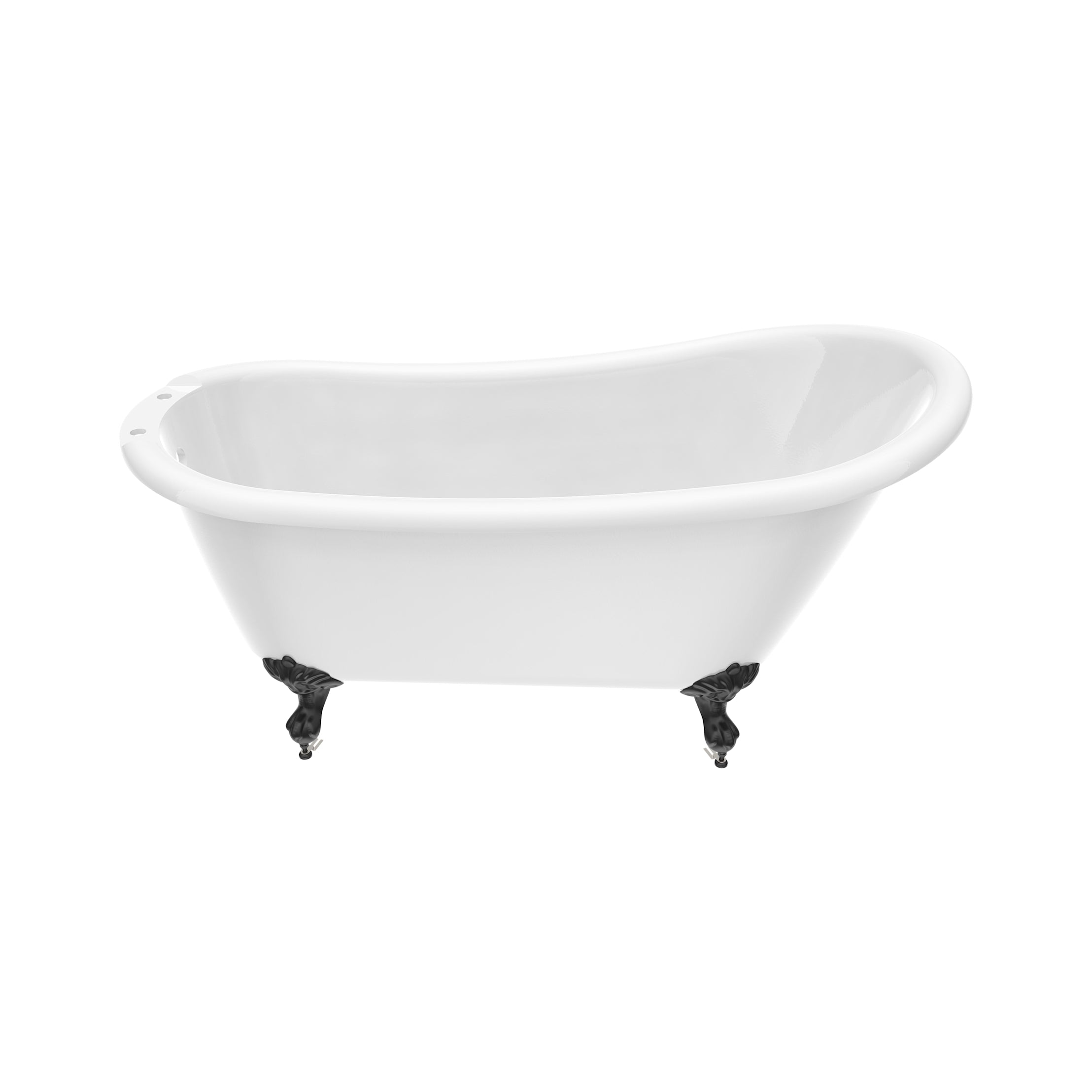 Maidstone Hawke II Acrylic Slipper Clawfoot Tub - Imperial Ball and Claw Feet