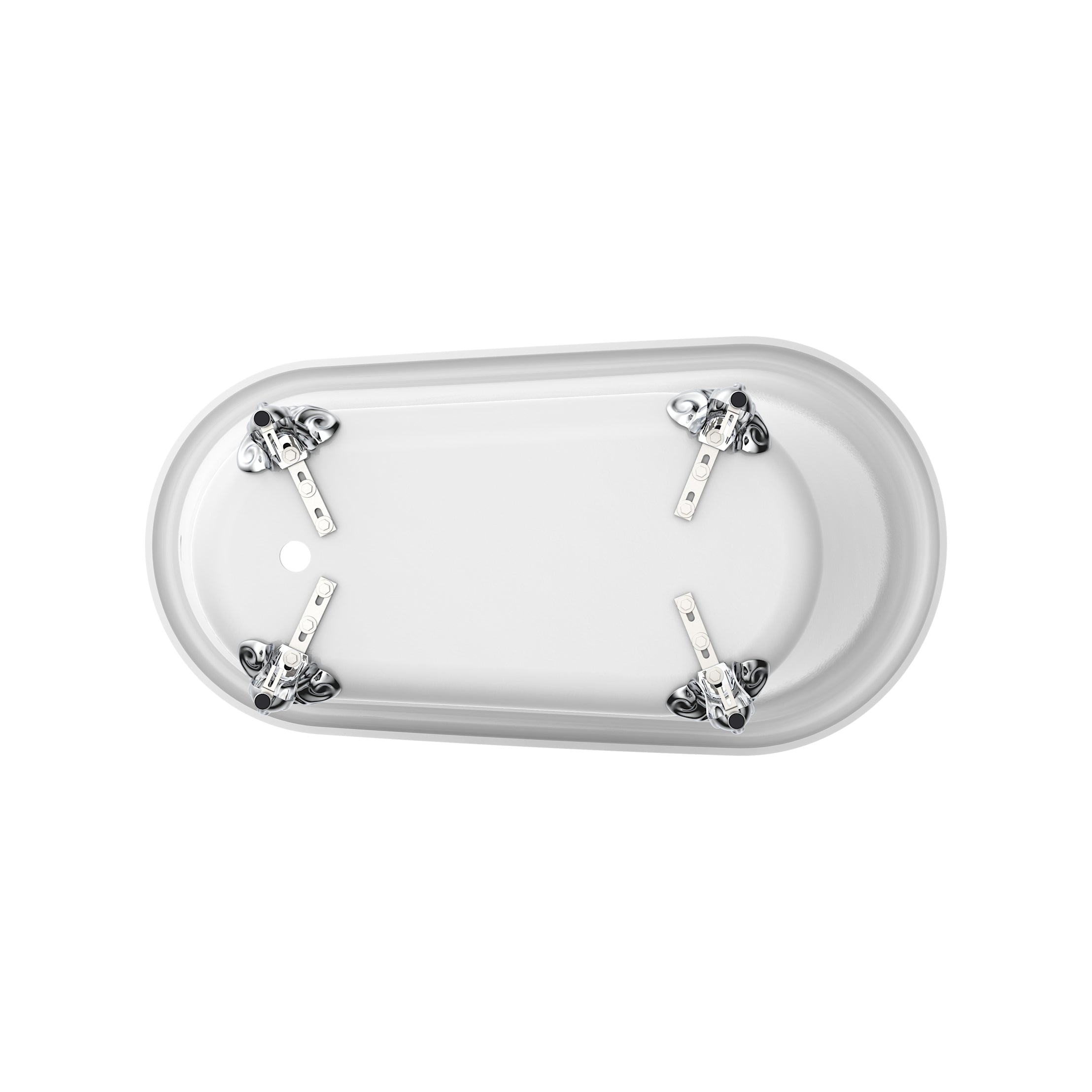 Maidstone Hawke II Acrylic Slipper Clawfoot Tub - Imperial Ball and Claw Feet