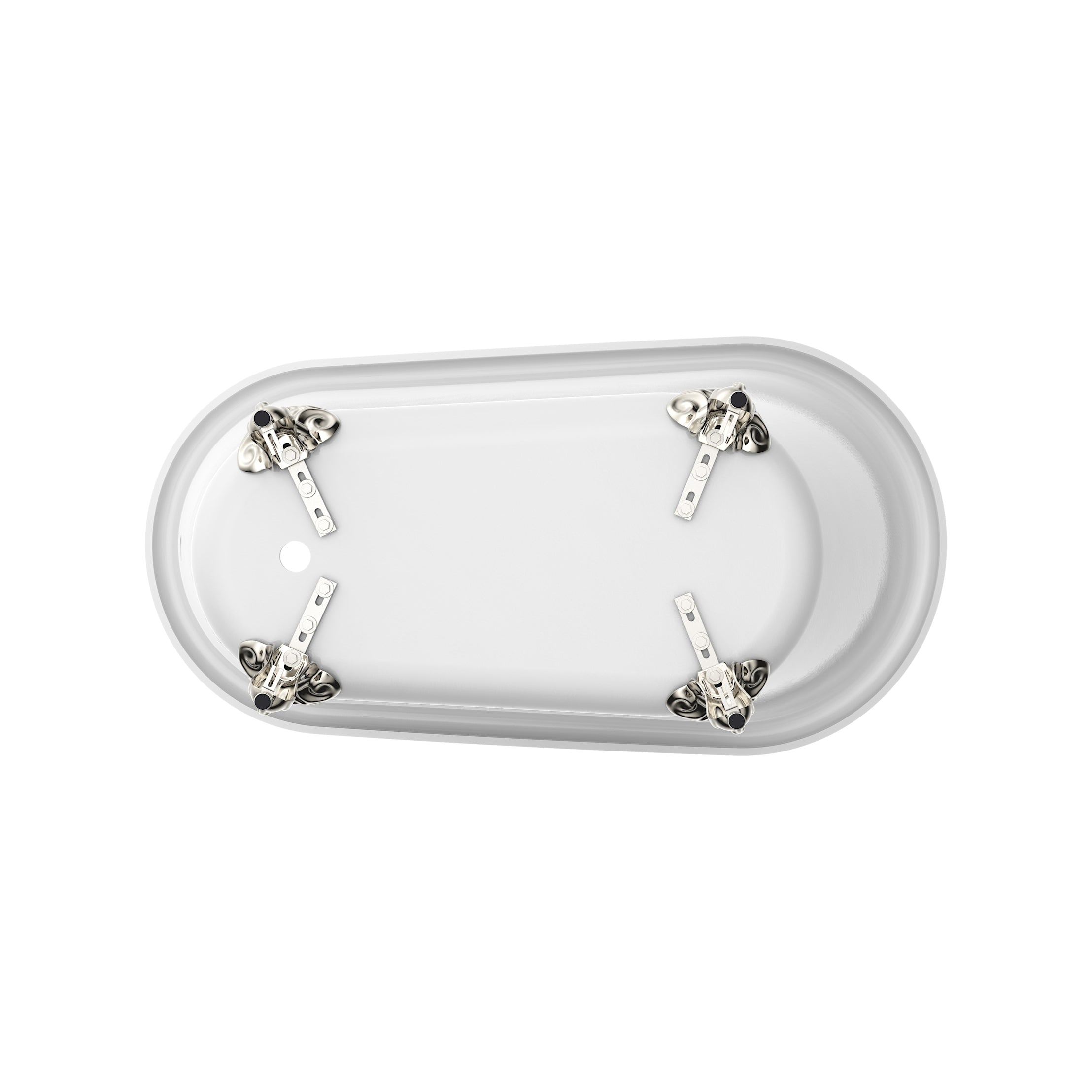 Maidstone Hawke II Acrylic Slipper Clawfoot Tub - Imperial Ball and Claw Feet