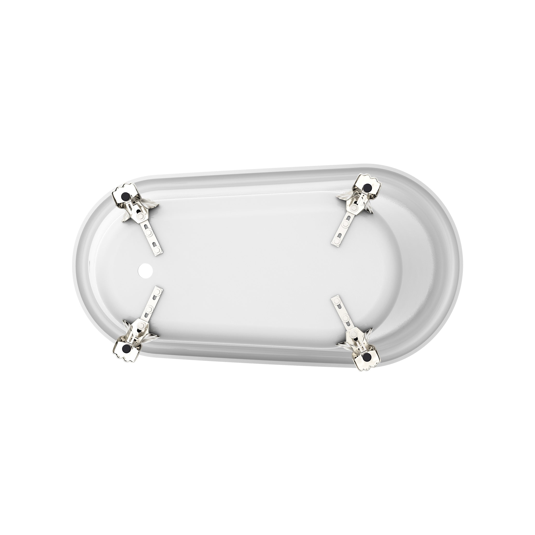 Maidstone Hawke II Acrylic Slipper Clawfoot Tub - Lions Paw Feet