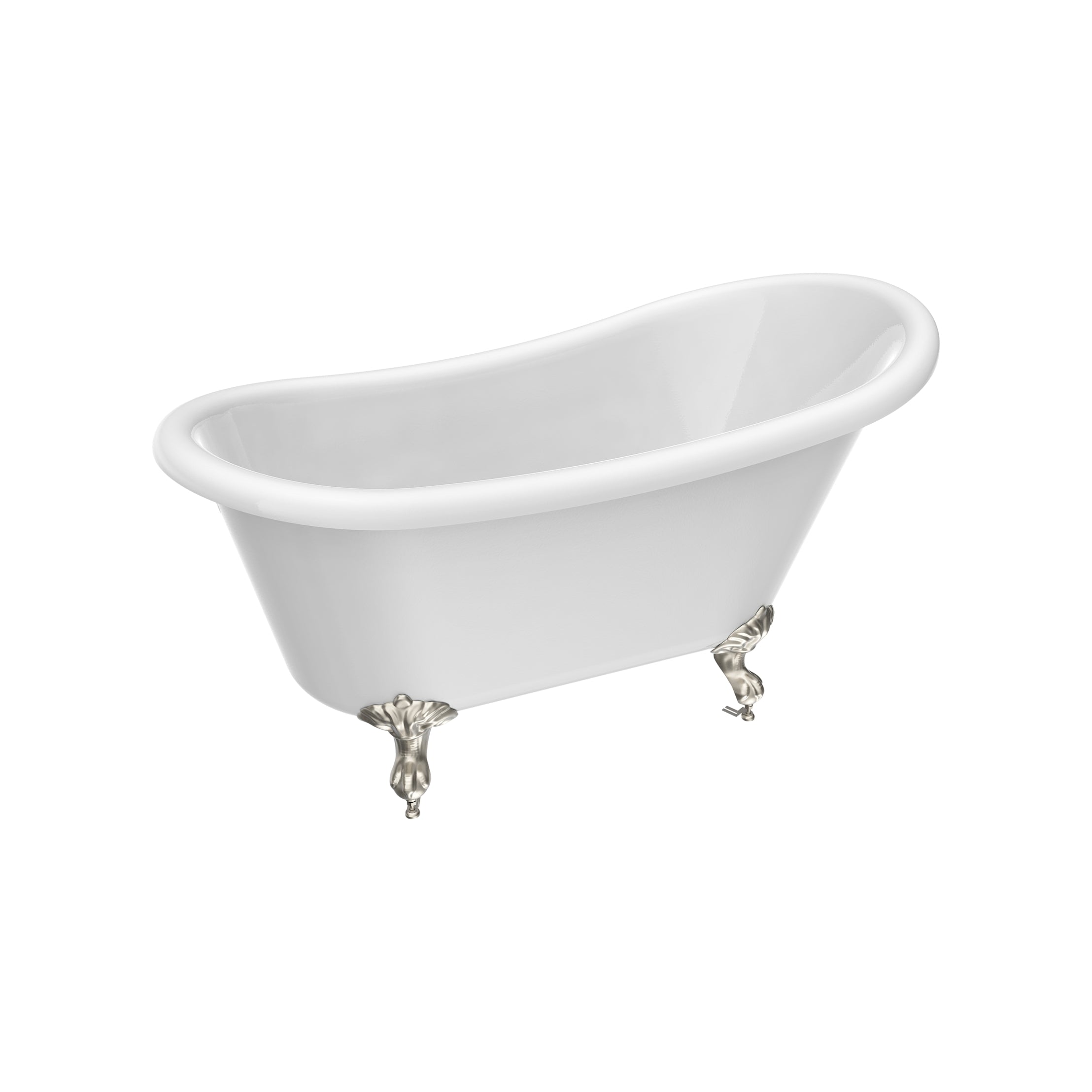 Maidstone Hawke II Acrylic Slipper Clawfoot Tub - Imperial Ball and Claw Feet