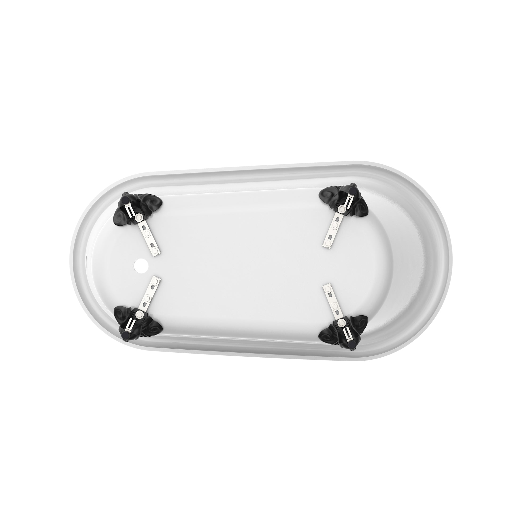 Maidstone Hawke II Acrylic Slipper Clawfoot Tub - Imperial Ball and Claw Feet