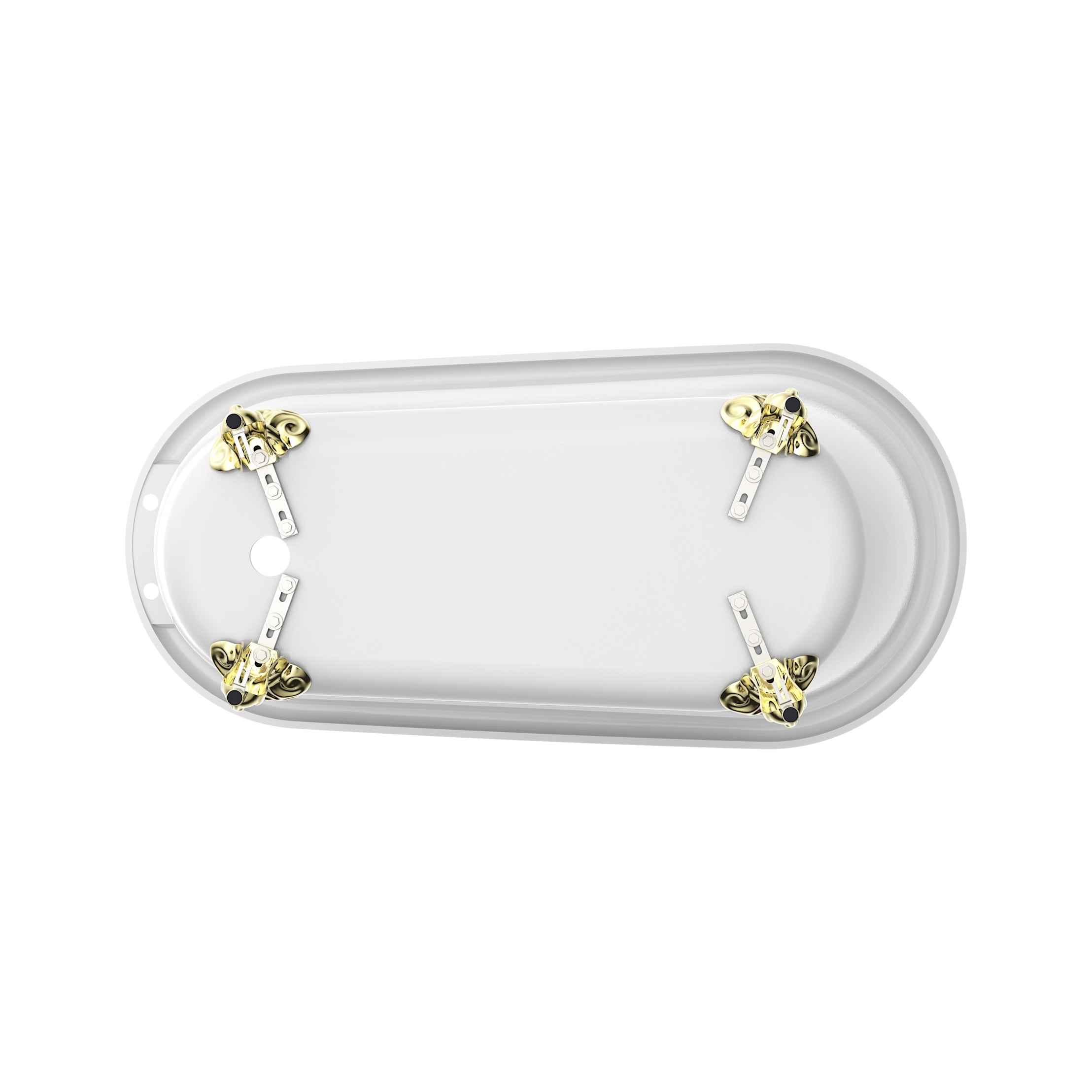 Maidstone Hawke II Acrylic Slipper Clawfoot Tub - Imperial Ball and Claw Feet
