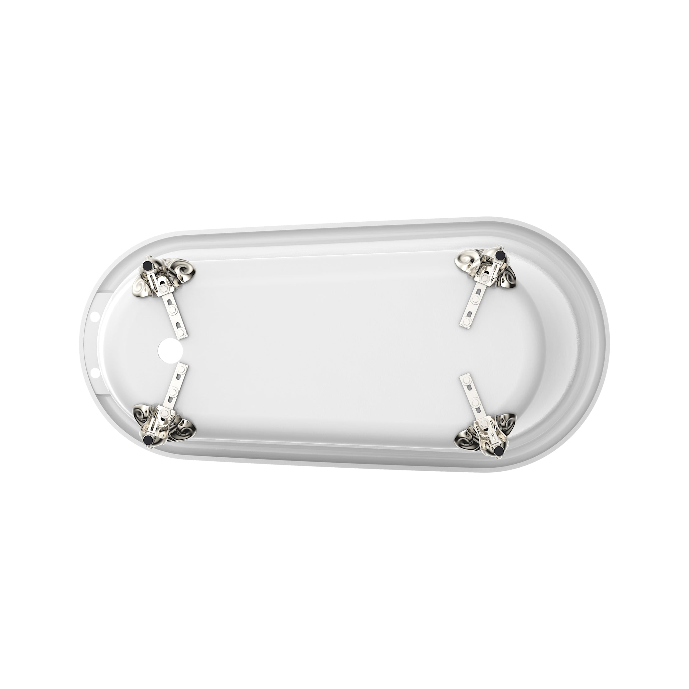 Maidstone Hawke II Acrylic Slipper Clawfoot Tub - Imperial Ball and Claw Feet
