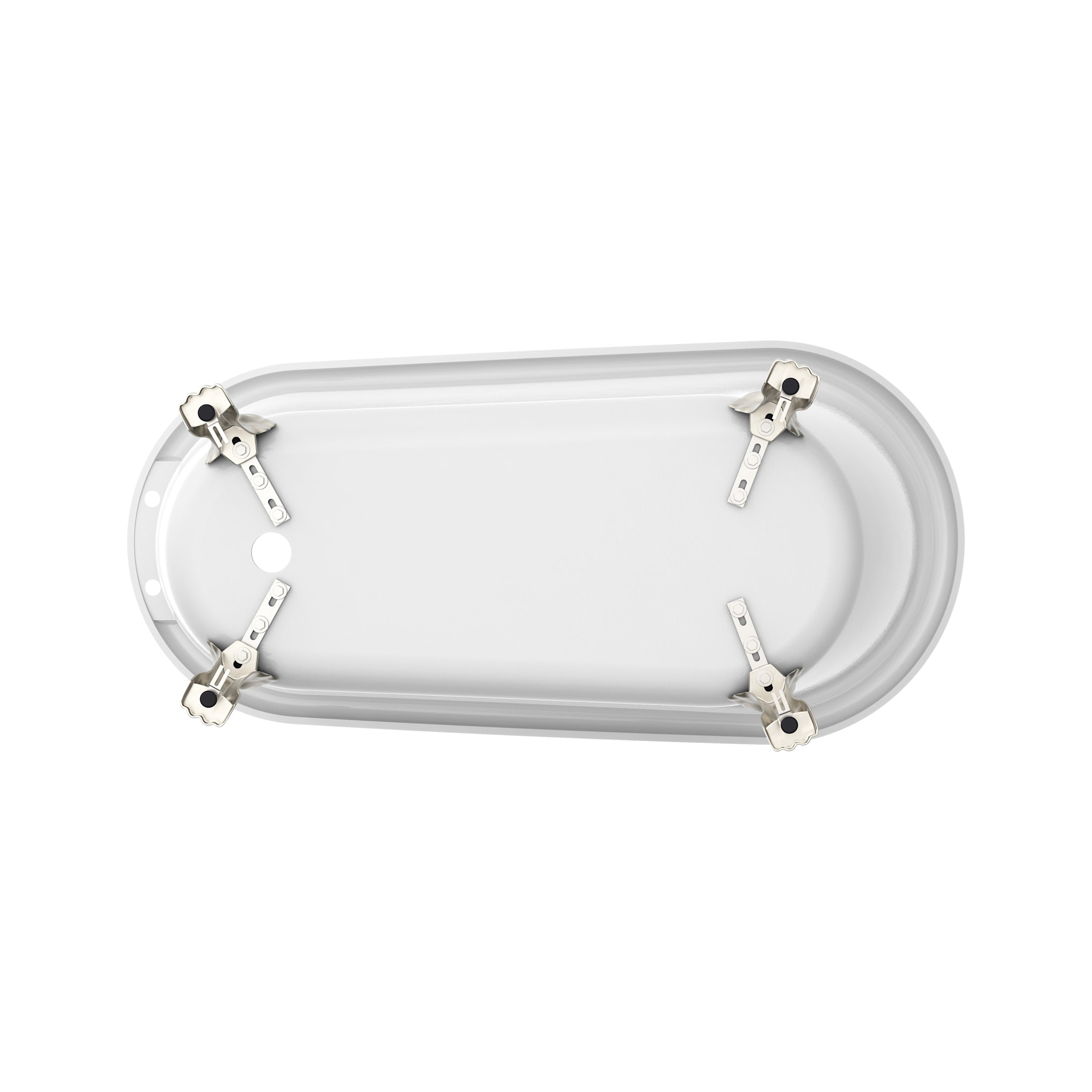 Maidstone Hawke II Acrylic Slipper Clawfoot Tub - Lions Paw Feet
